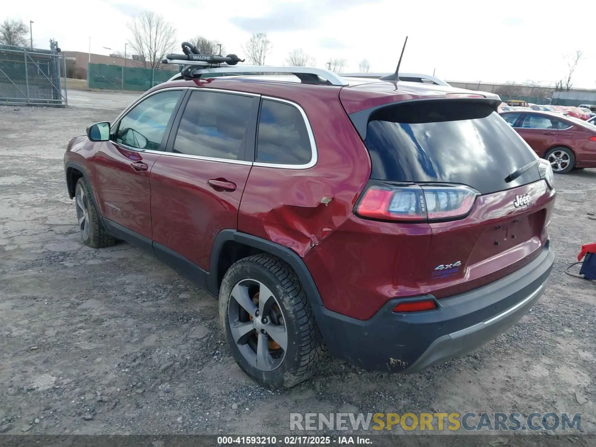 3 fotografías del automóvil dañado 1C4PJMDN6KD146908 JEEP CHEROKEE 2019