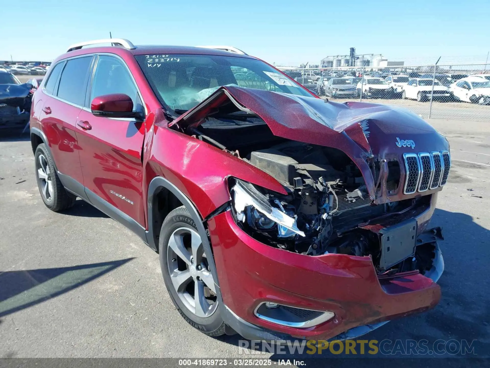 1 fotografías del automóvil dañado 1C4PJMDX0KD309375 JEEP CHEROKEE 2019