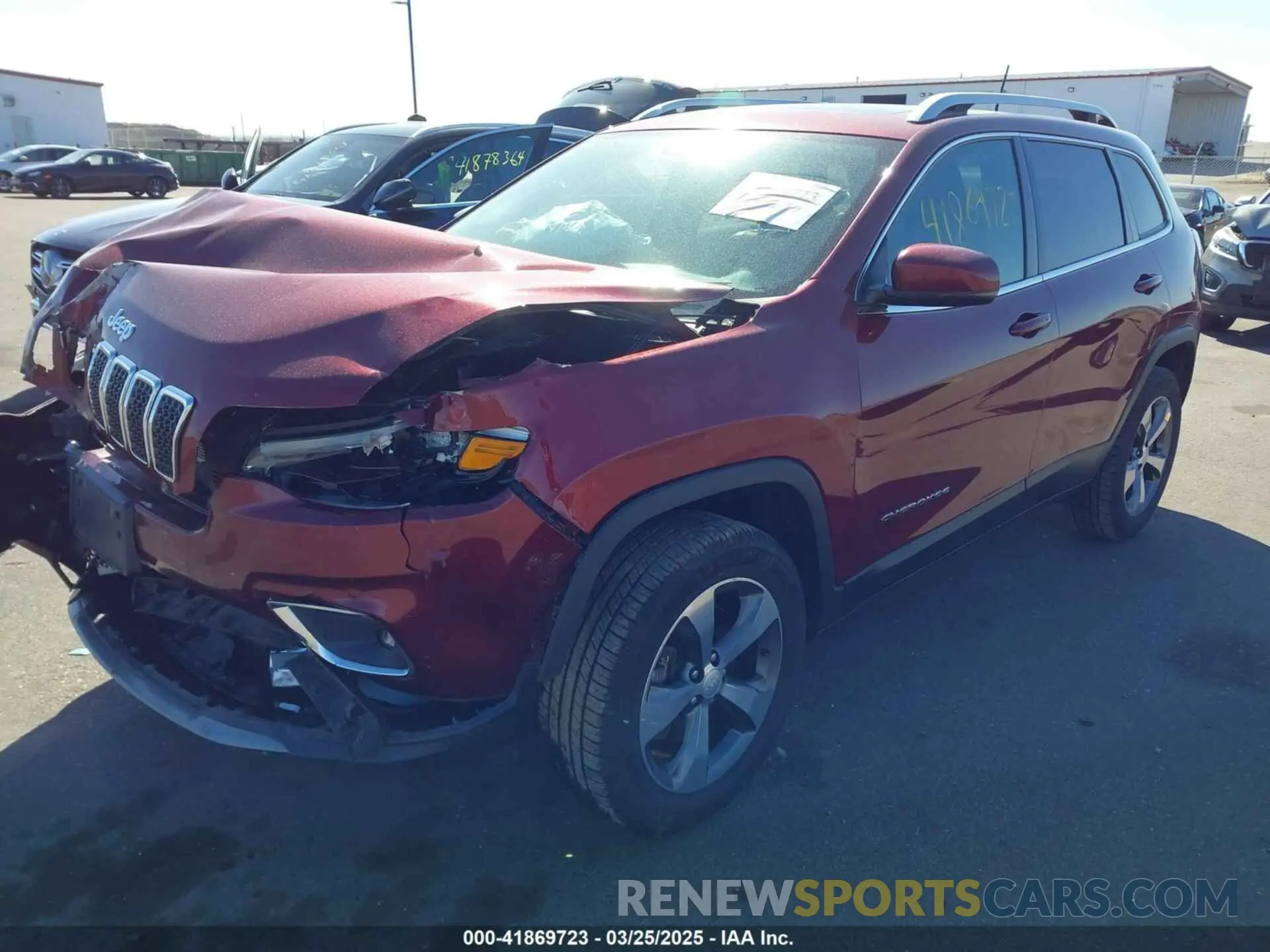 2 fotografías del automóvil dañado 1C4PJMDX0KD309375 JEEP CHEROKEE 2019