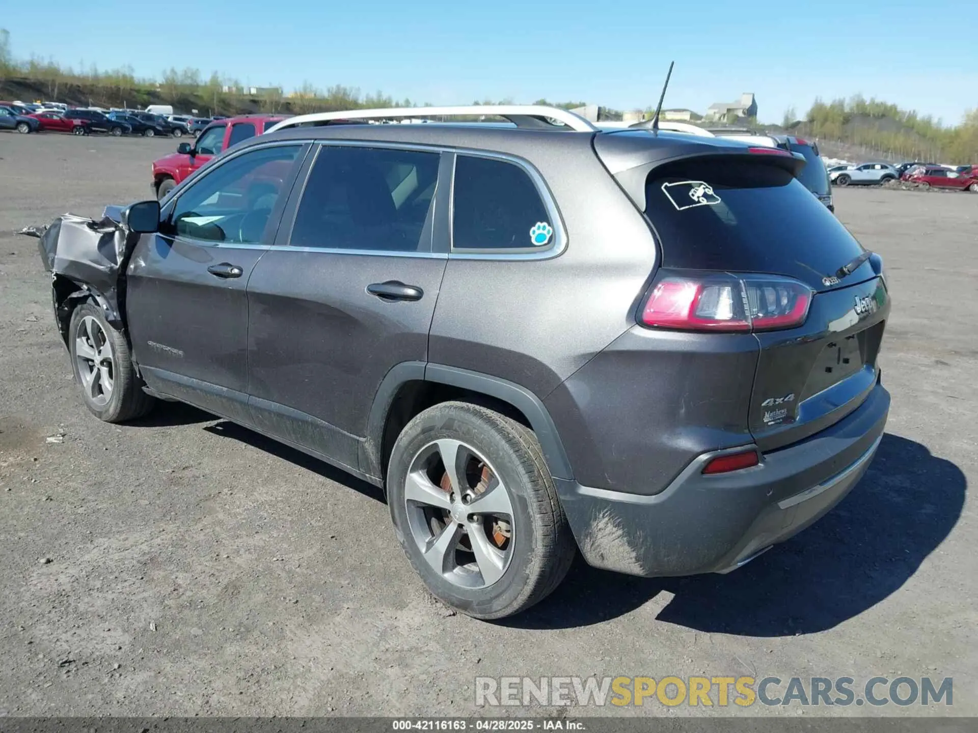 3 fotografías del automóvil dañado 1C4PJMDX0KD319579 JEEP CHEROKEE 2019