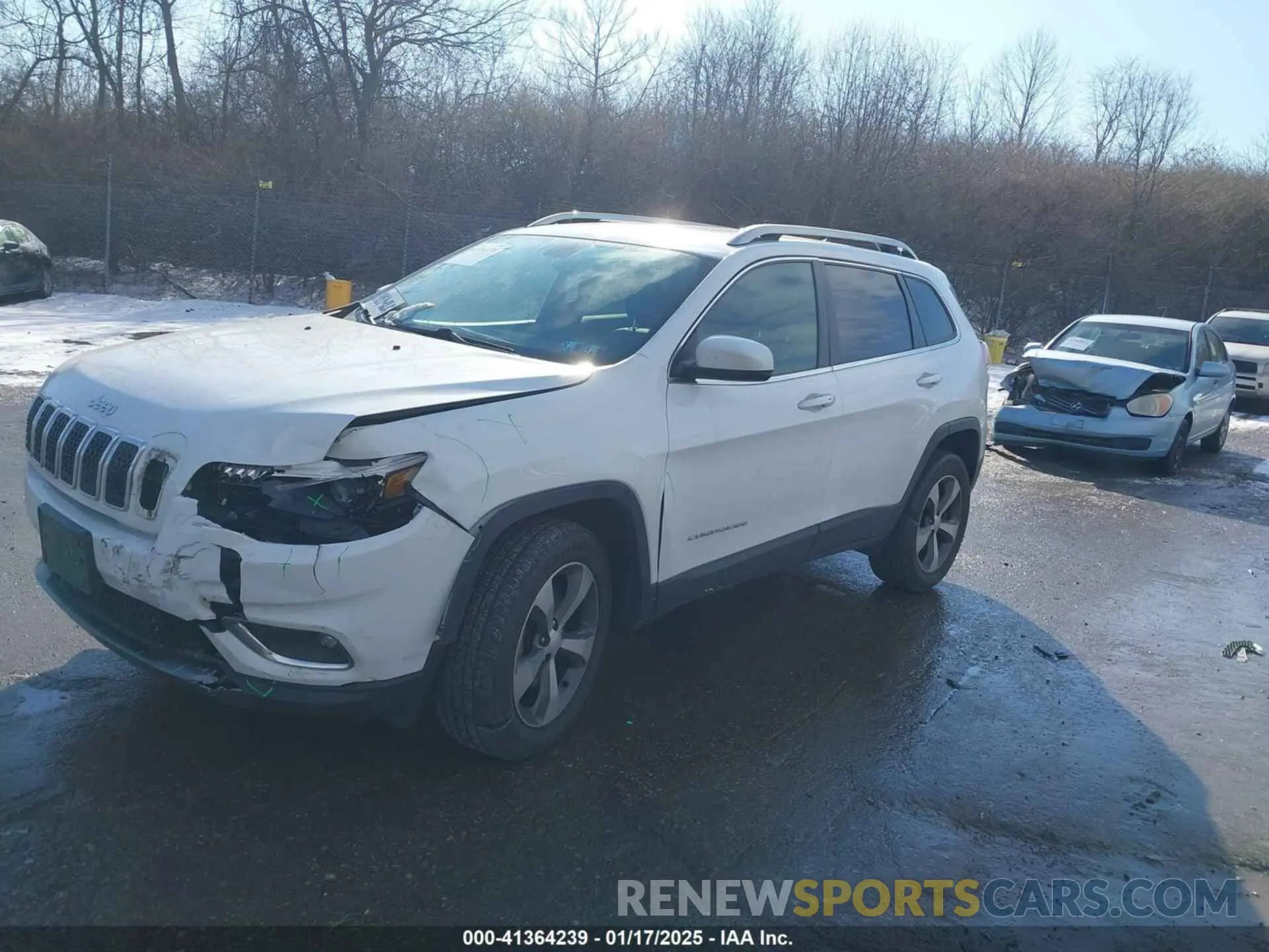2 fotografías del automóvil dañado 1C4PJMDX8KD385362 JEEP CHEROKEE 2019