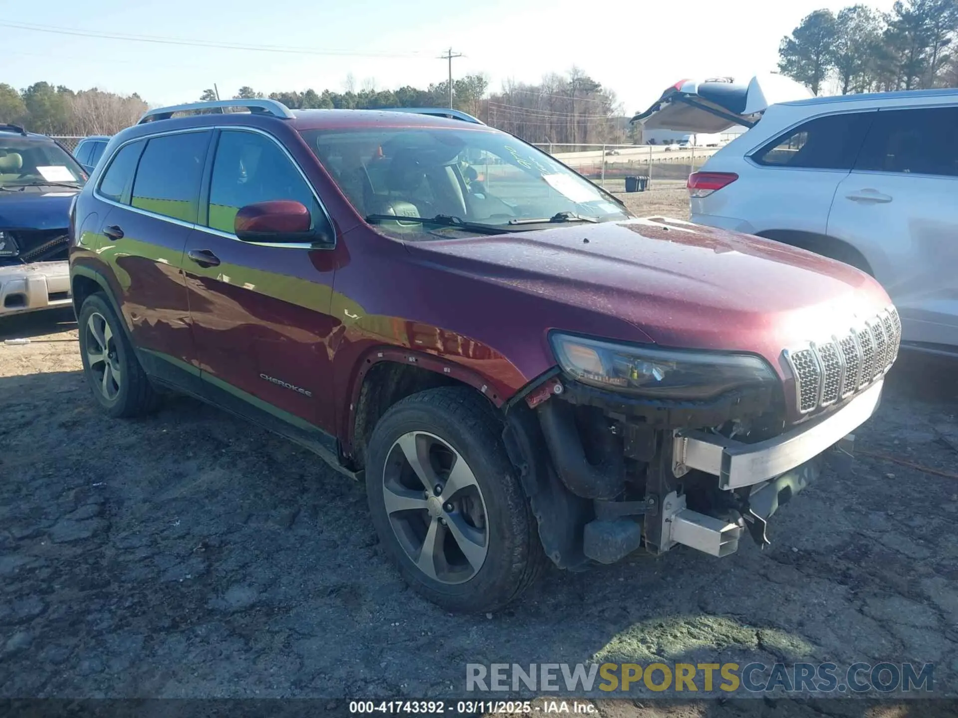 1 fotografías del automóvil dañado 1C4PJMDX8KD441154 JEEP CHEROKEE 2019