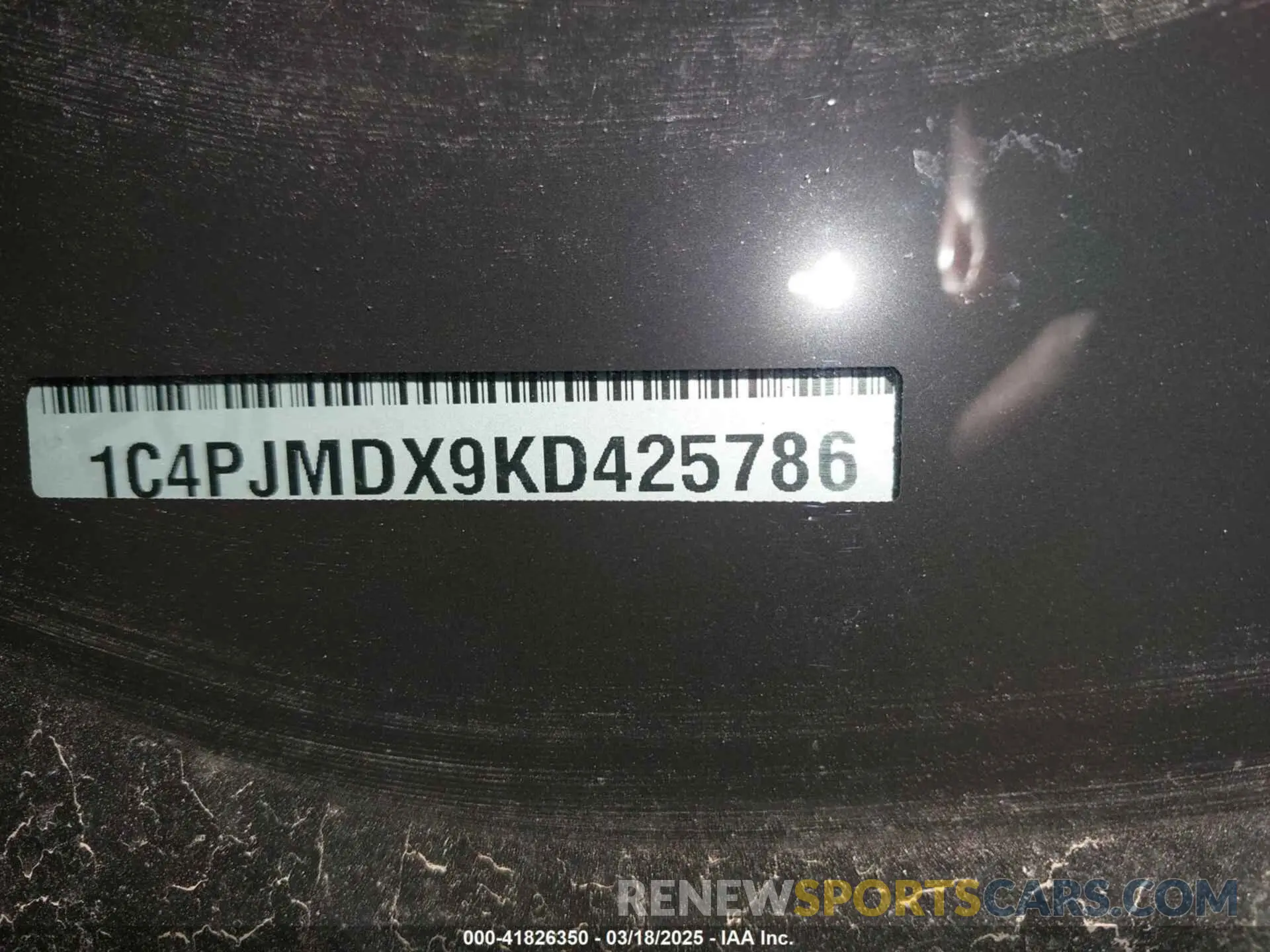 9 fotografías del automóvil dañado 1C4PJMDX9KD425786 JEEP CHEROKEE 2019