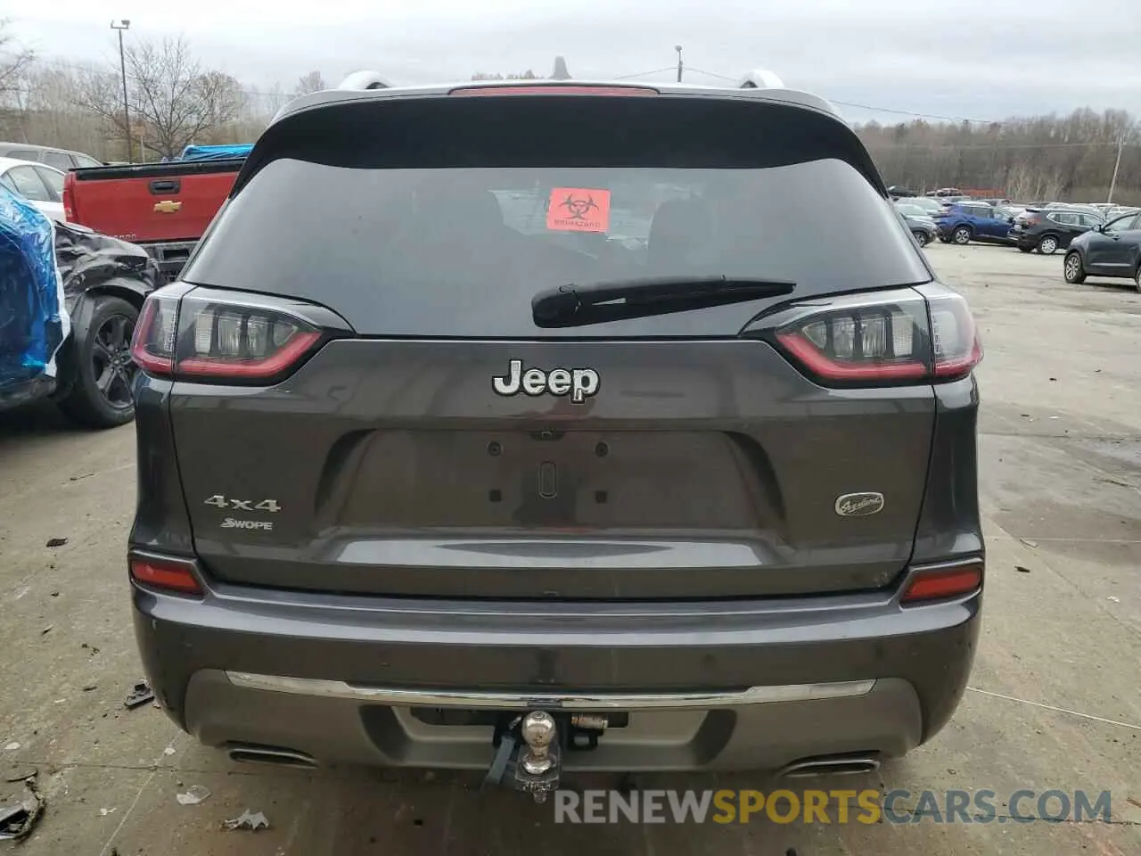 6 fotografías del automóvil dañado 1C4PJMJX0KD155027 JEEP CHEROKEE 2019
