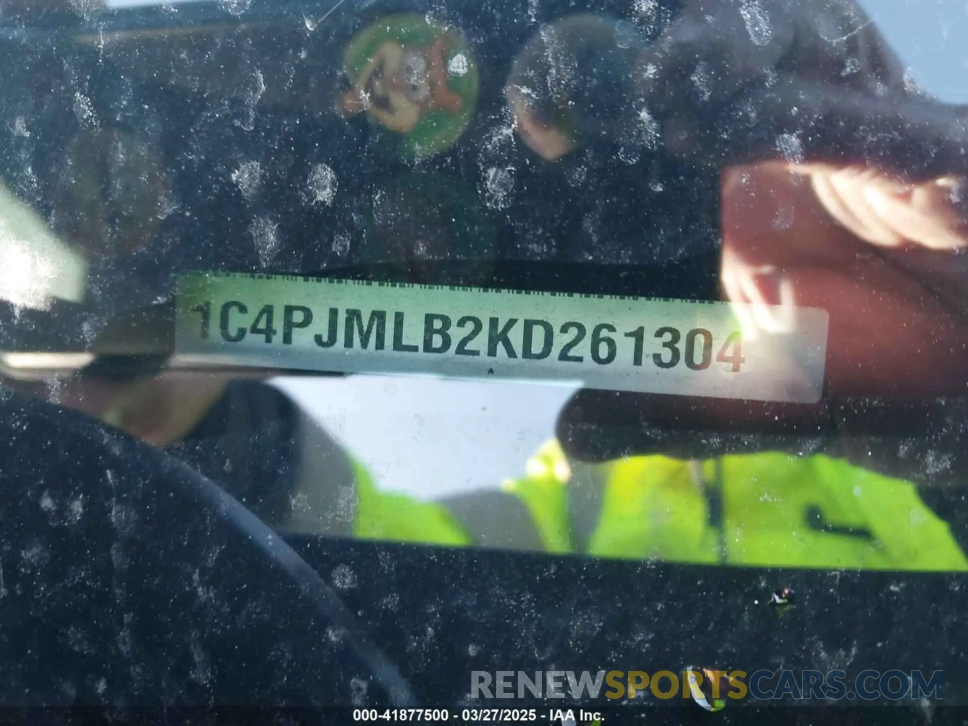 20 fotografías del automóvil dañado 1C4PJMLB2KD261304 JEEP CHEROKEE 2019