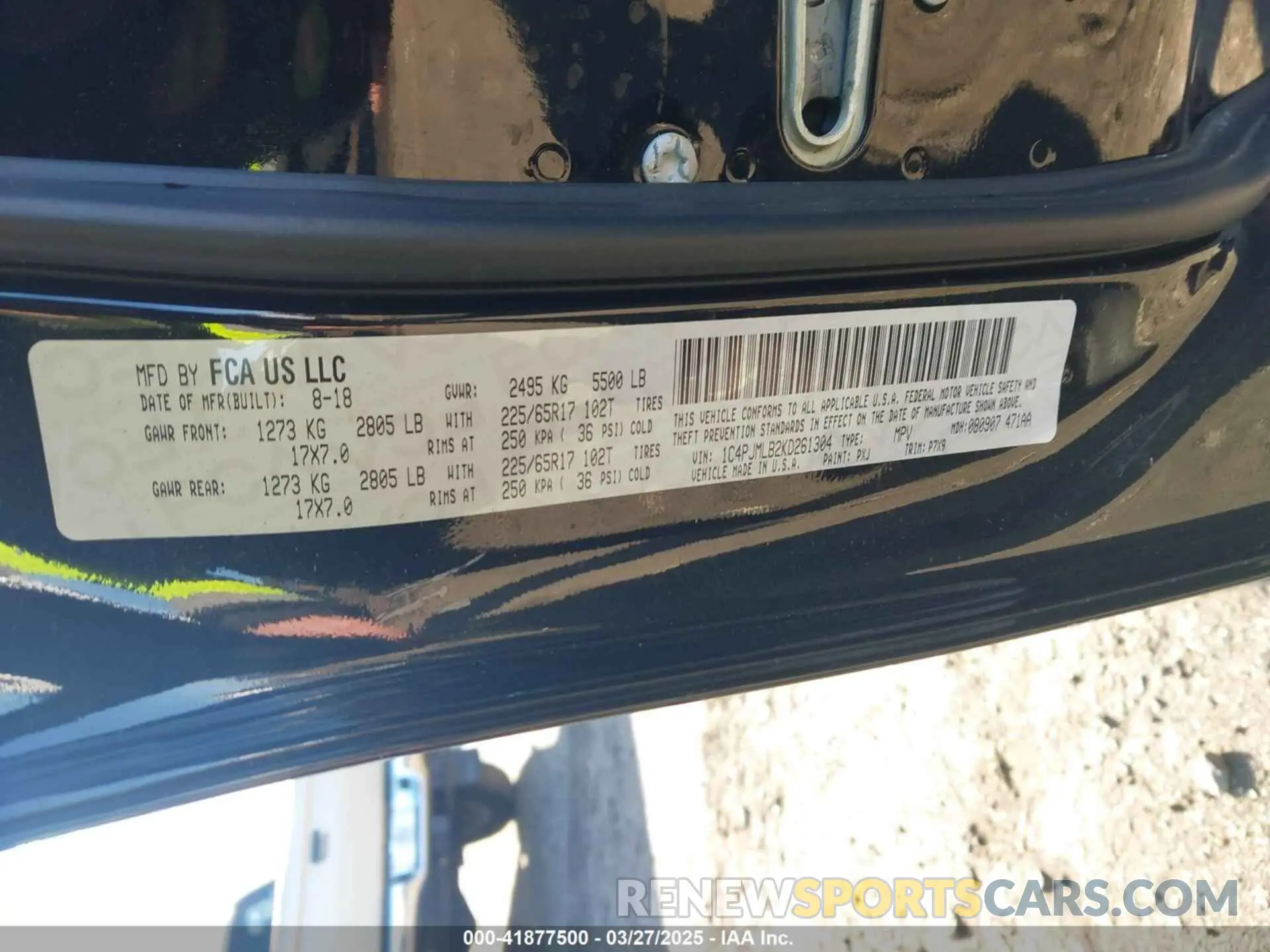 9 fotografías del automóvil dañado 1C4PJMLB2KD261304 JEEP CHEROKEE 2019