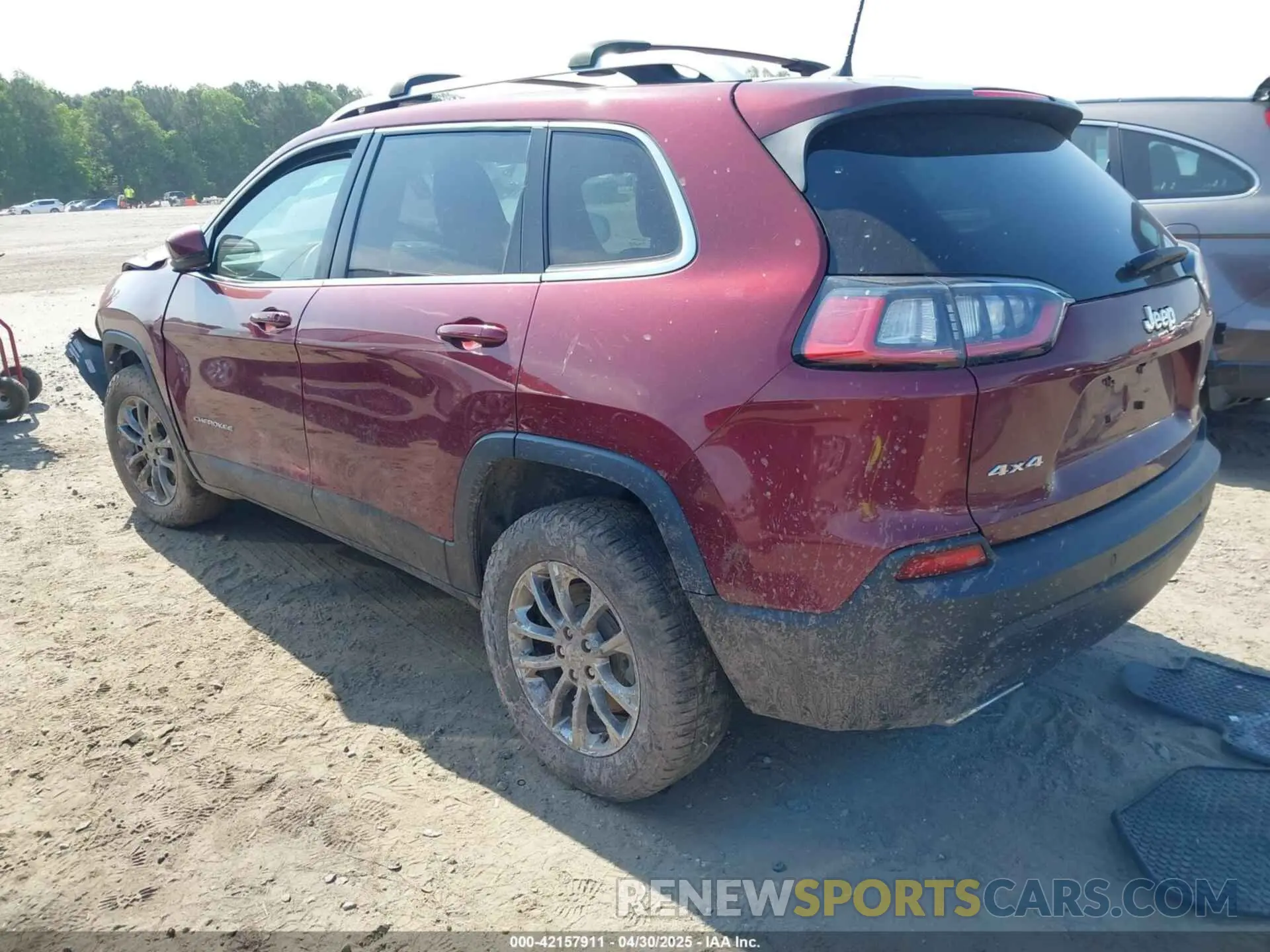 3 fotografías del automóvil dañado 1C4PJMLX7KD252805 JEEP CHEROKEE 2019