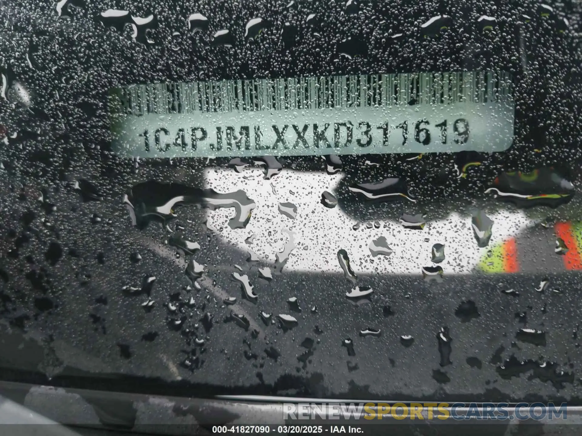 9 fotografías del automóvil dañado 1C4PJMLXXKD311619 JEEP CHEROKEE 2019