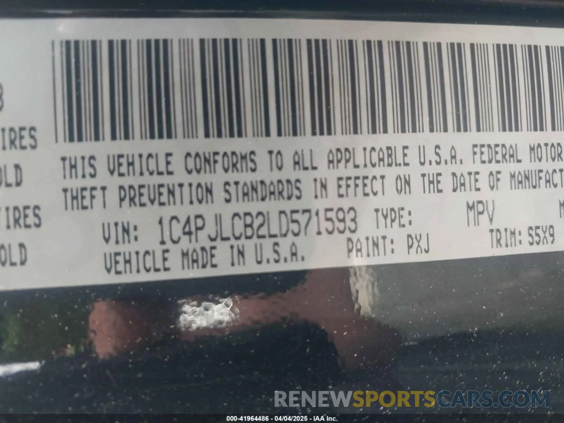 9 fotografías del automóvil dañado 1C4PJLCB2LD571593 JEEP CHEROKEE 2020