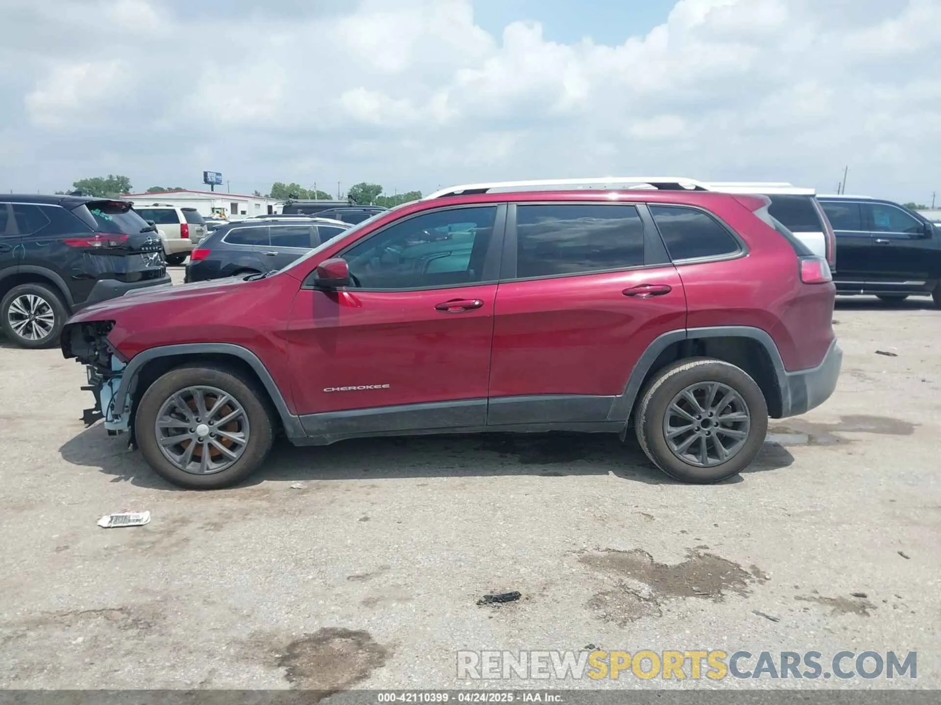 14 fotografías del automóvil dañado 1C4PJLCBXLD506409 JEEP CHEROKEE 2020