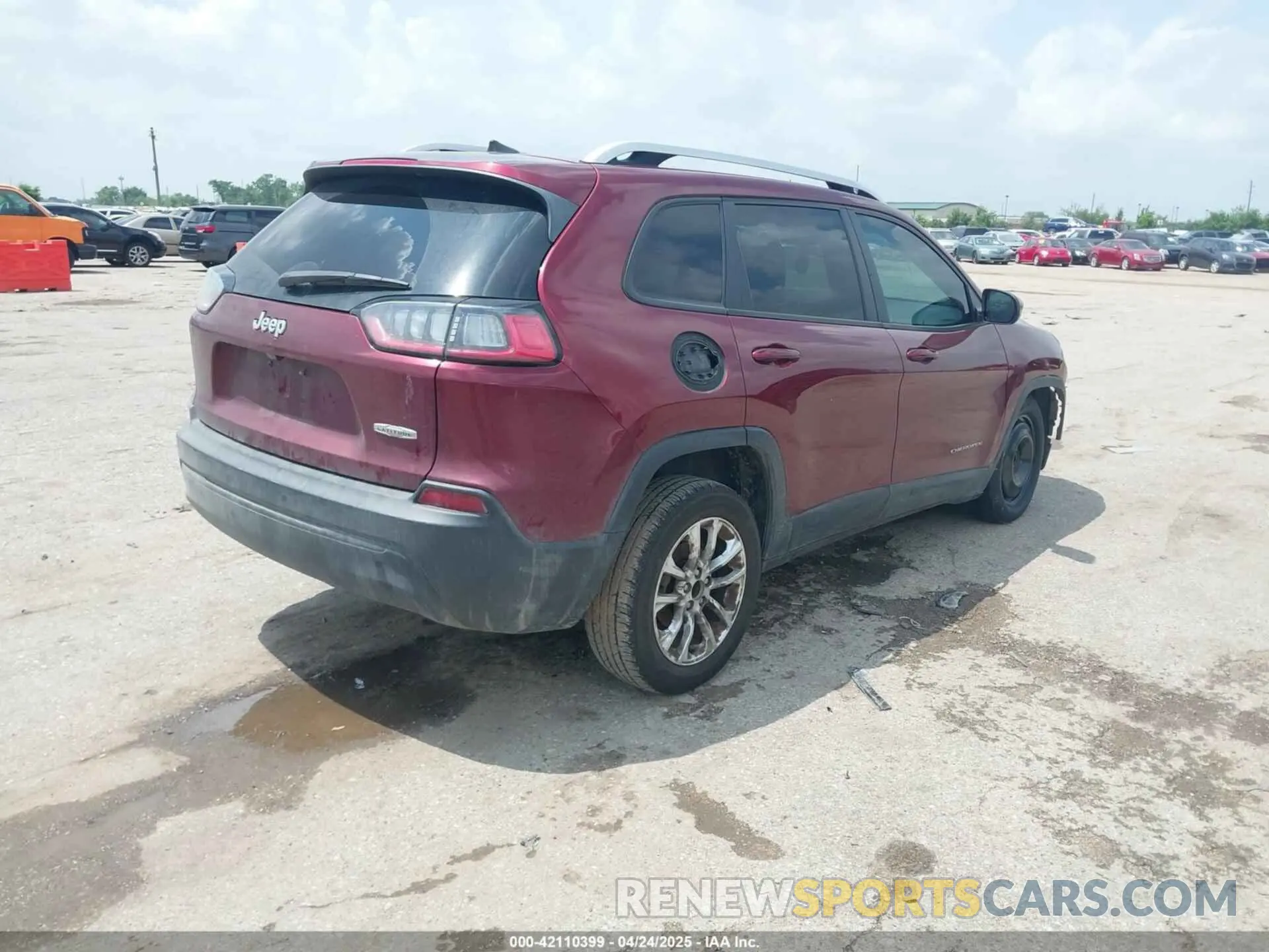 4 fotografías del automóvil dañado 1C4PJLCBXLD506409 JEEP CHEROKEE 2020