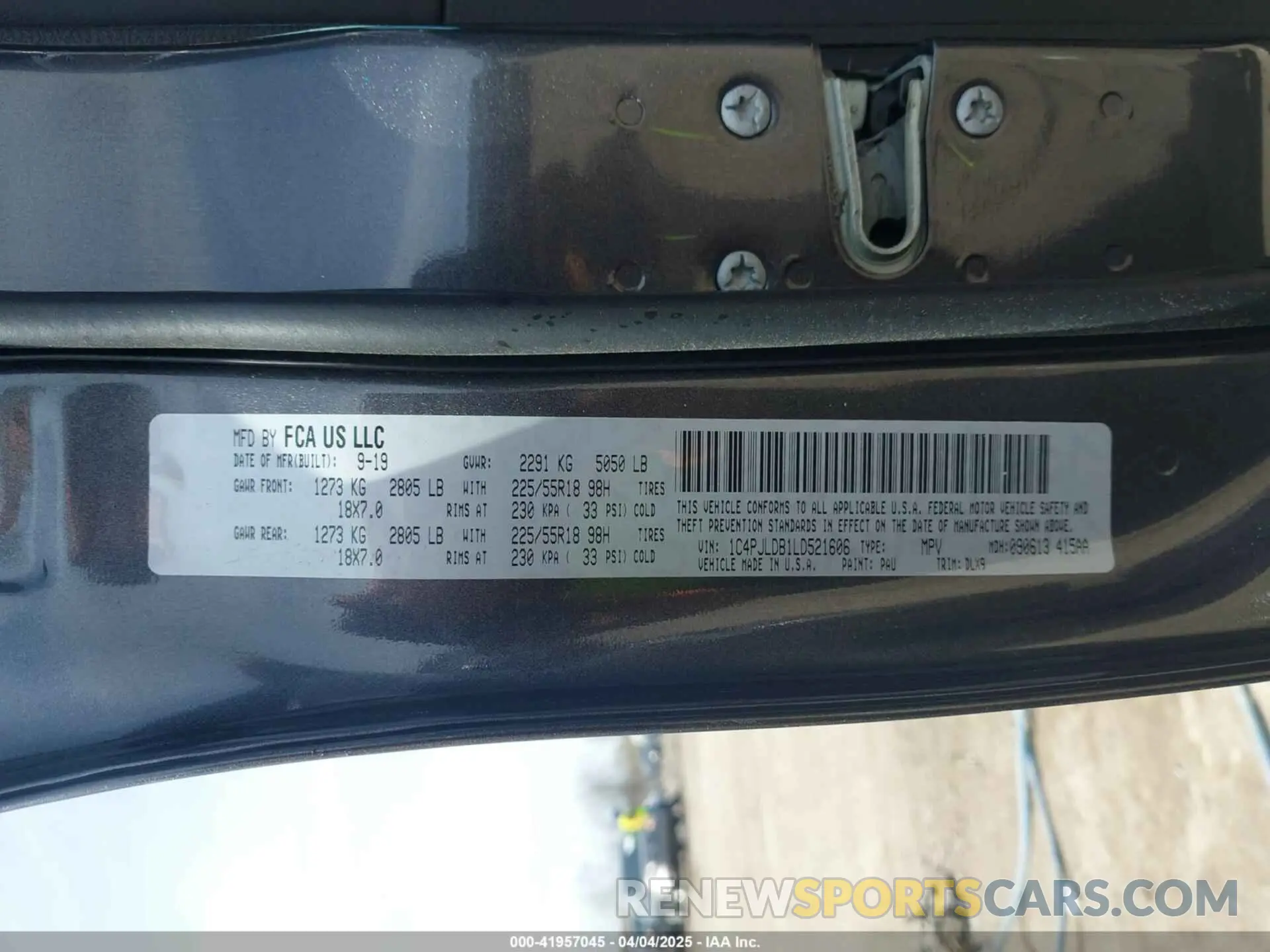 9 fotografías del automóvil dañado 1C4PJLDB1LD521606 JEEP CHEROKEE 2020