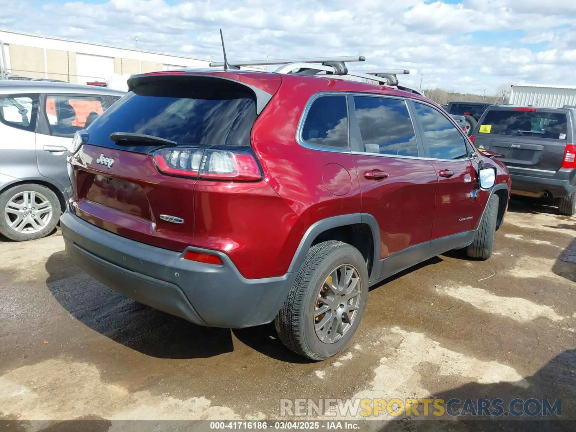 4 fotografías del automóvil dañado 1C4PJLLB3LD615567 JEEP CHEROKEE 2020