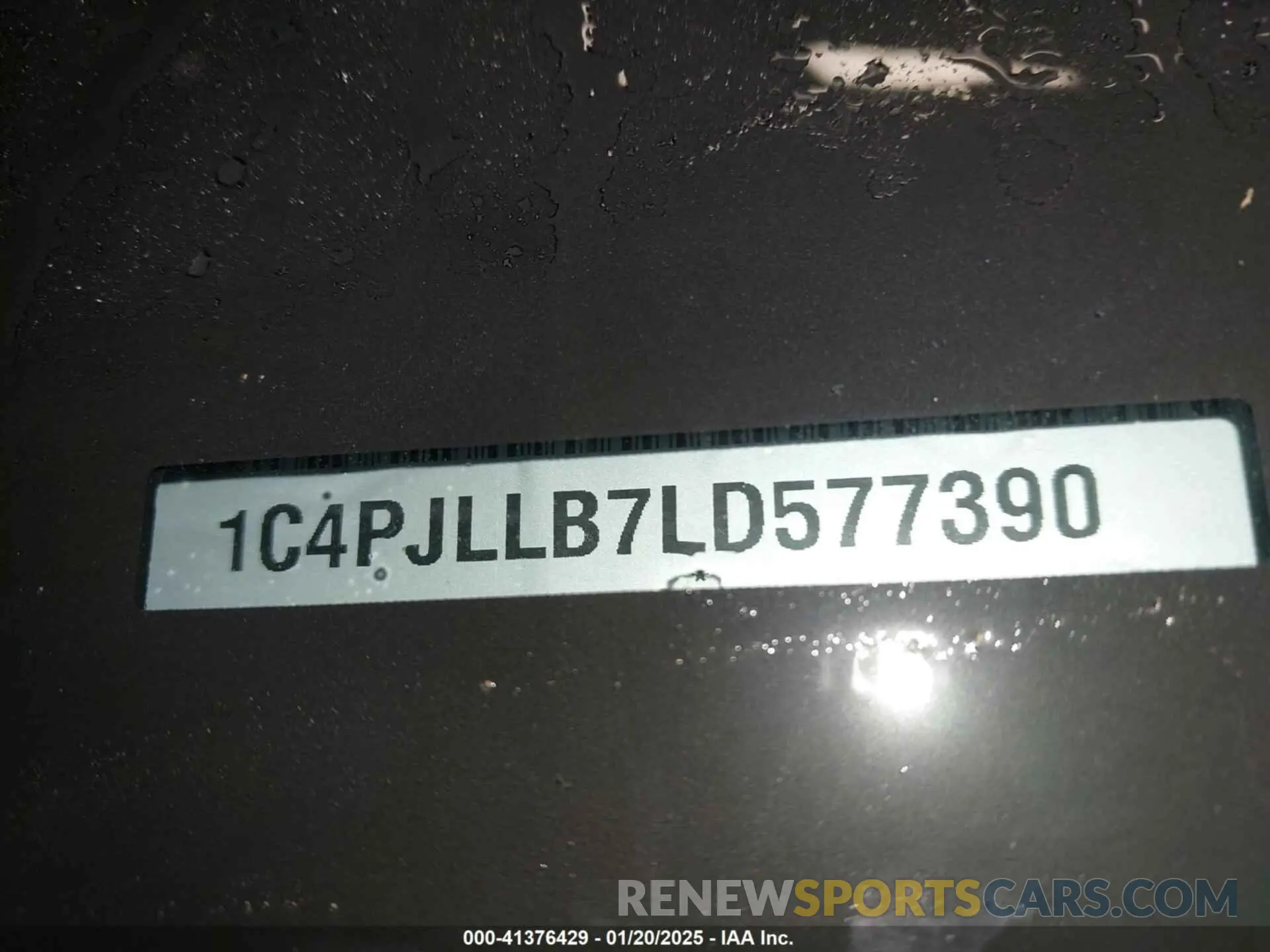 9 fotografías del automóvil dañado 1C4PJLLB7LD577390 JEEP CHEROKEE 2020