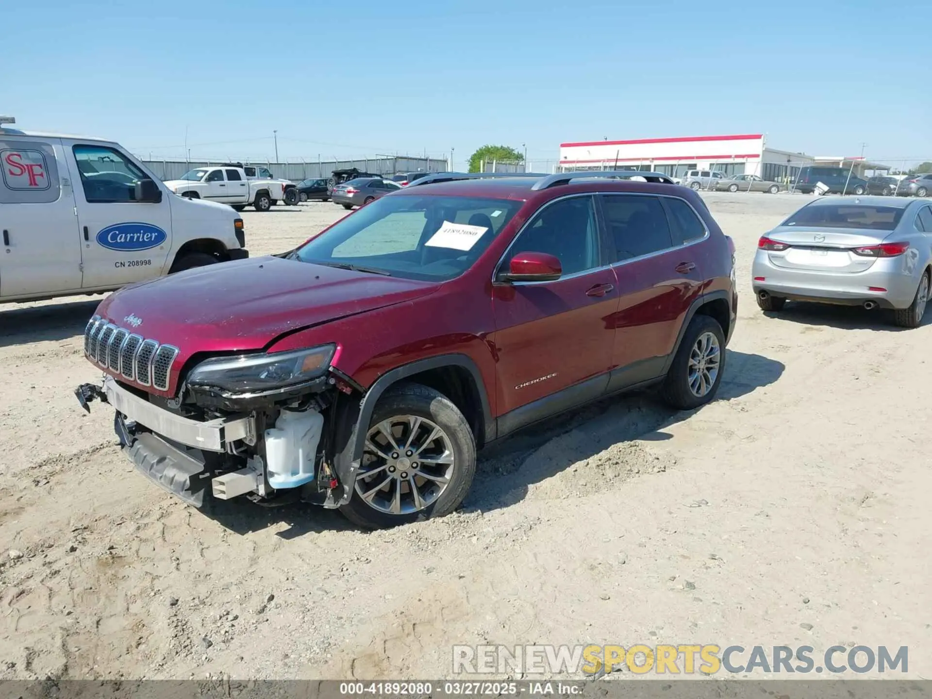 2 fotografías del automóvil dañado 1C4PJLLB9LD585622 JEEP CHEROKEE 2020