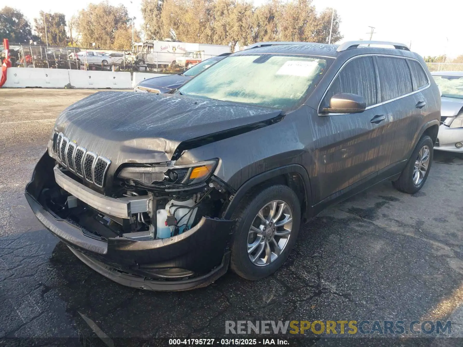 2 fotografías del automóvil dañado 1C4PJLLBXLD561393 JEEP CHEROKEE 2020