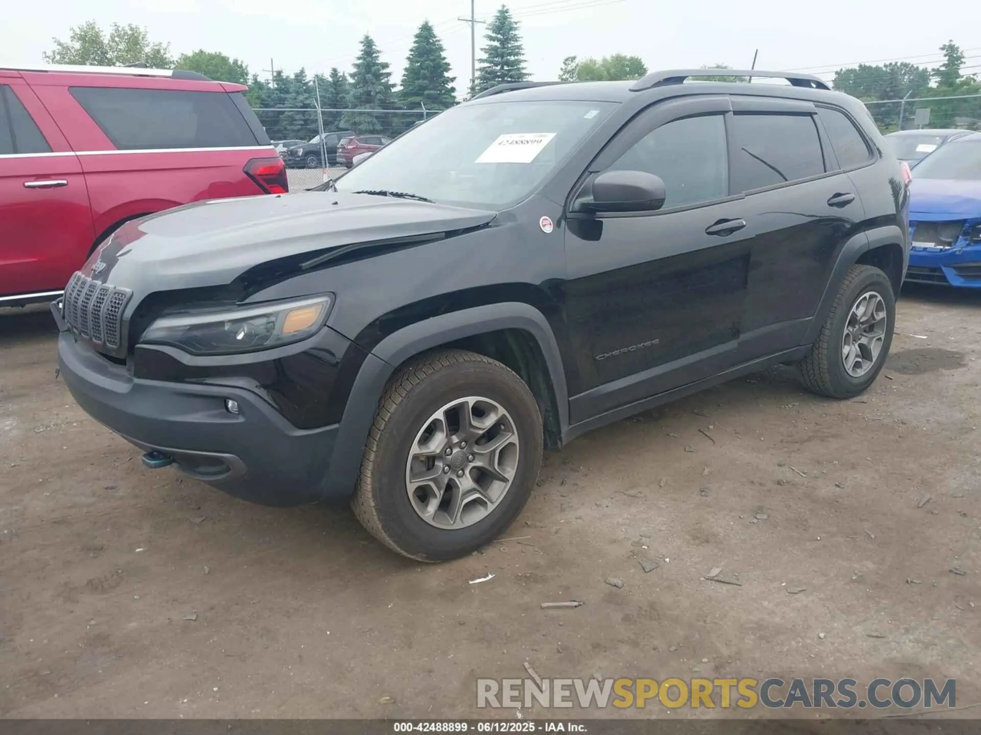 2 fotografías del automóvil dañado 1C4PJMBX0LD591845 JEEP CHEROKEE 2020