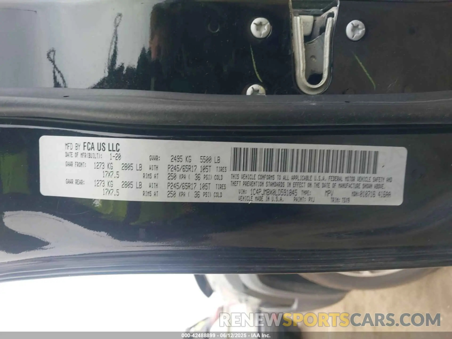 9 fotografías del automóvil dañado 1C4PJMBX0LD591845 JEEP CHEROKEE 2020
