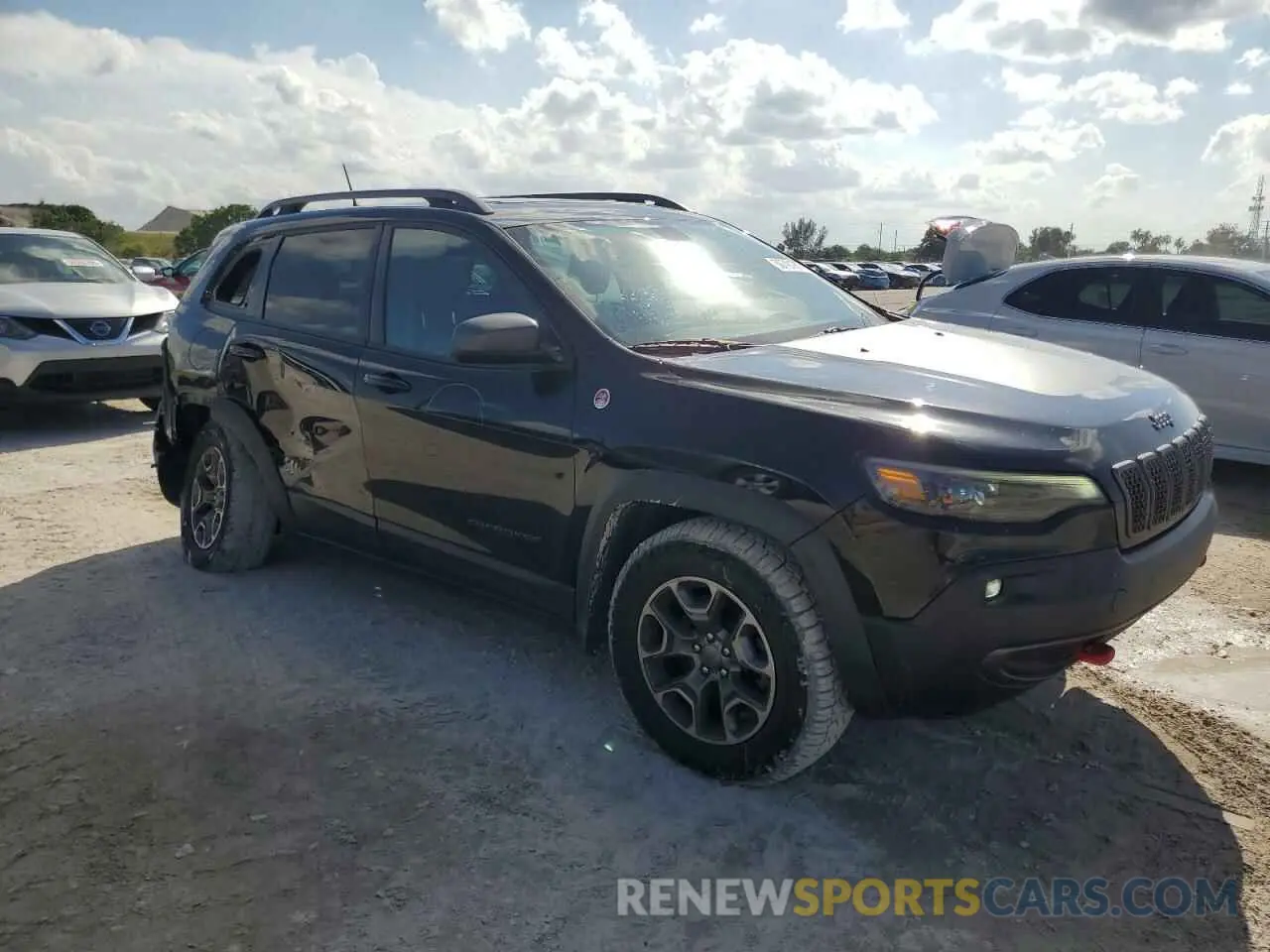 4 fotografías del automóvil dañado 1C4PJMBX5LD522360 JEEP CHEROKEE 2020