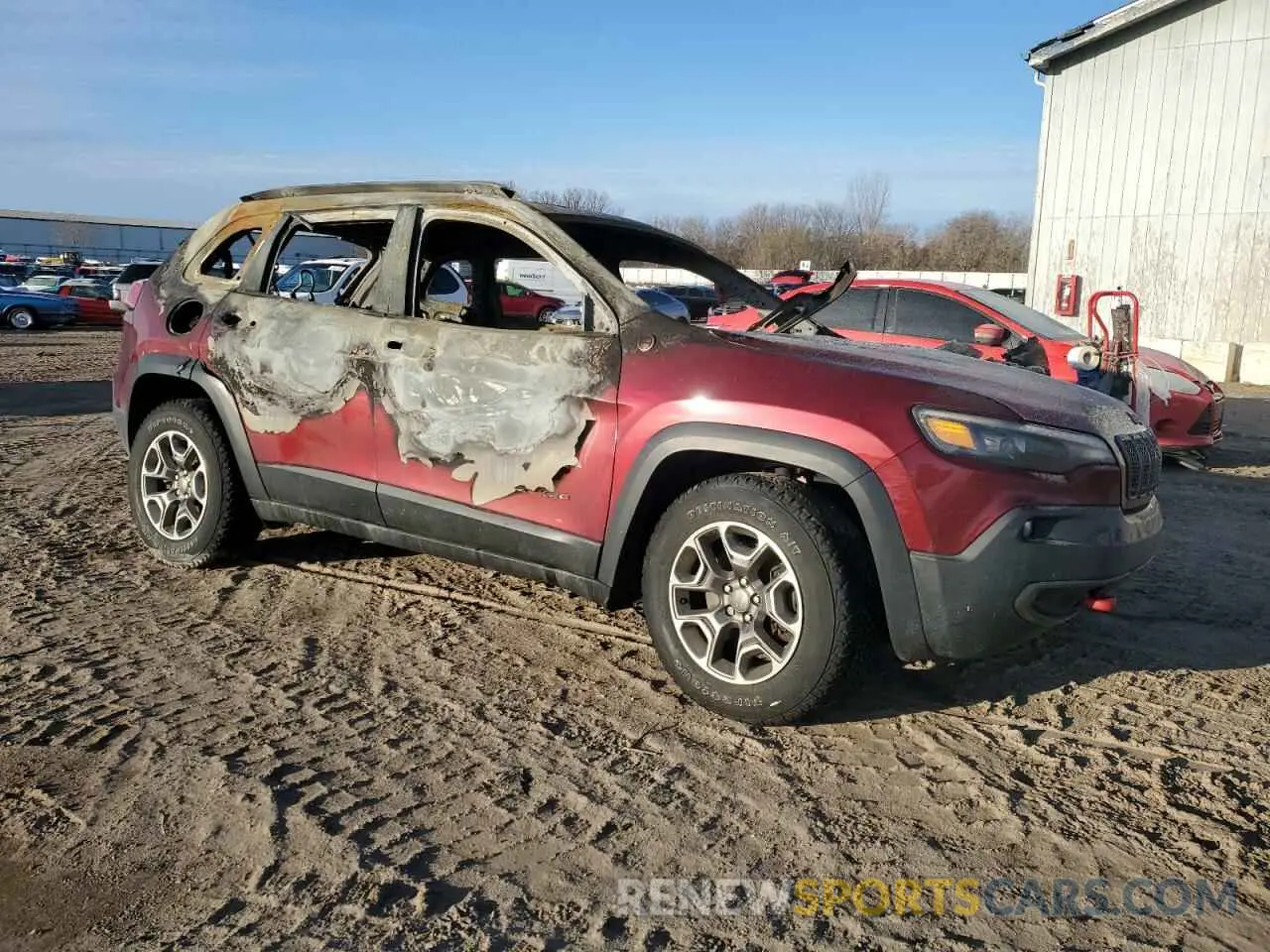 4 fotografías del automóvil dañado 1C4PJMBX6LD621799 JEEP CHEROKEE 2020