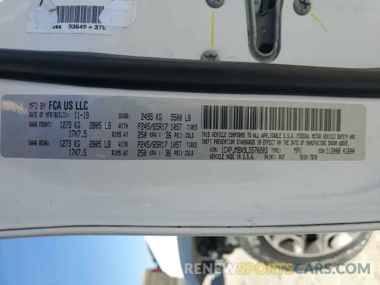 13 fotografías del automóvil dañado 1C4PJMBX9LD570203 JEEP CHEROKEE 2020