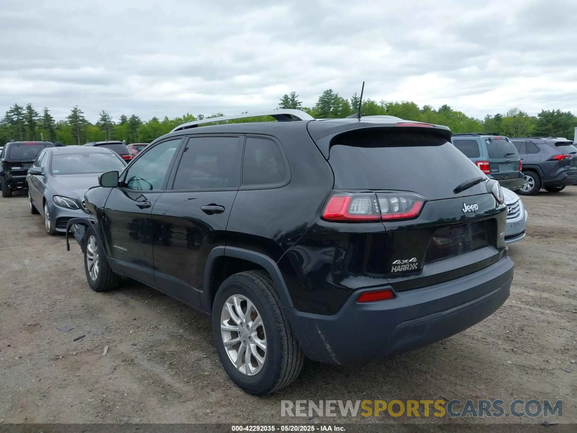 3 fotografías del automóvil dañado 1C4PJMCB8LD607440 JEEP CHEROKEE 2020