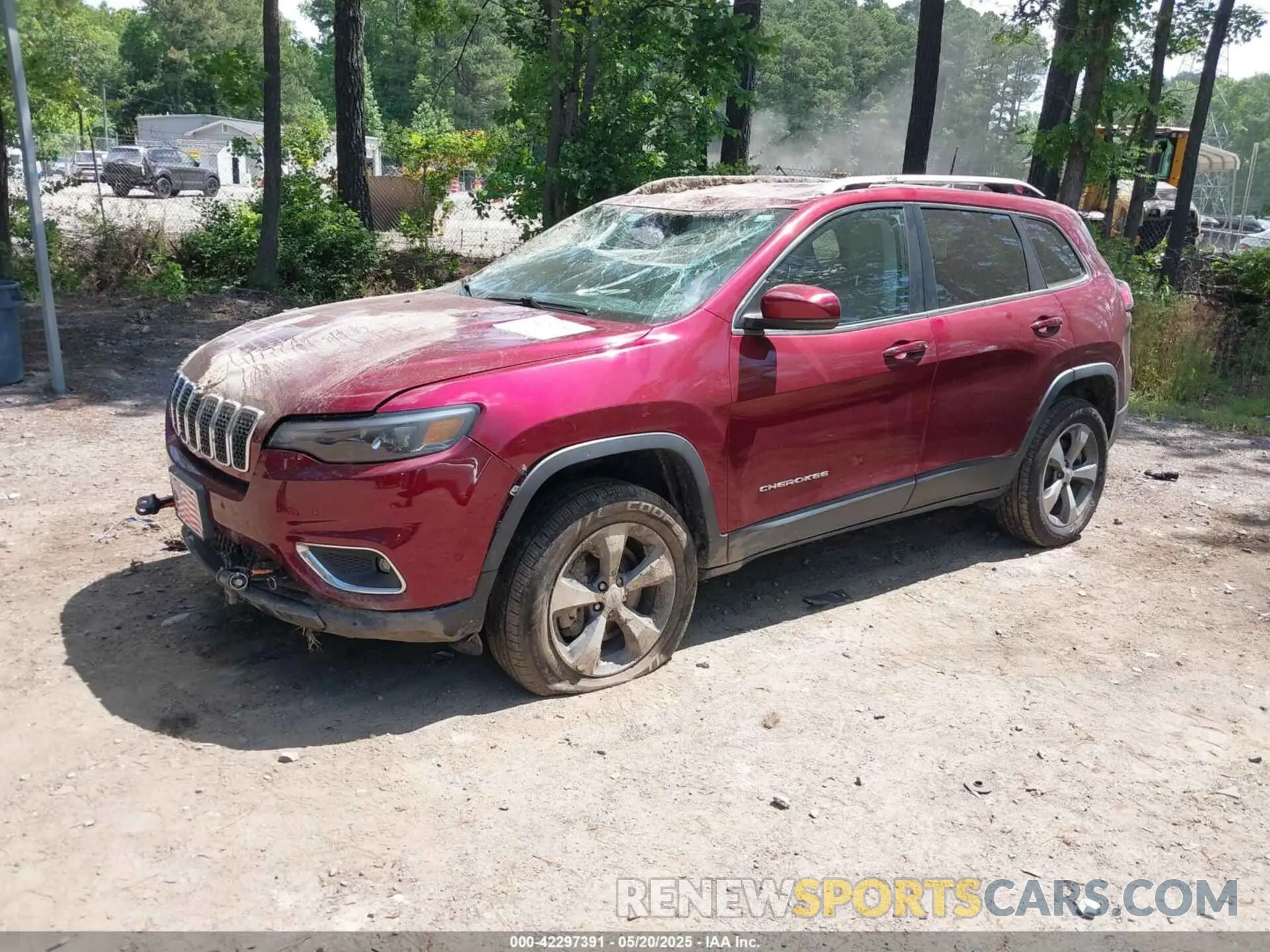 2 fotografías del automóvil dañado 1C4PJMDN8LD602361 JEEP CHEROKEE 2020