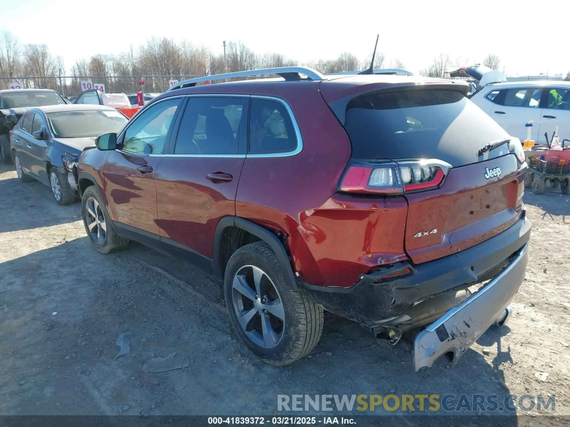 3 fotografías del automóvil dañado 1C4PJMDNXLD555396 JEEP CHEROKEE 2020