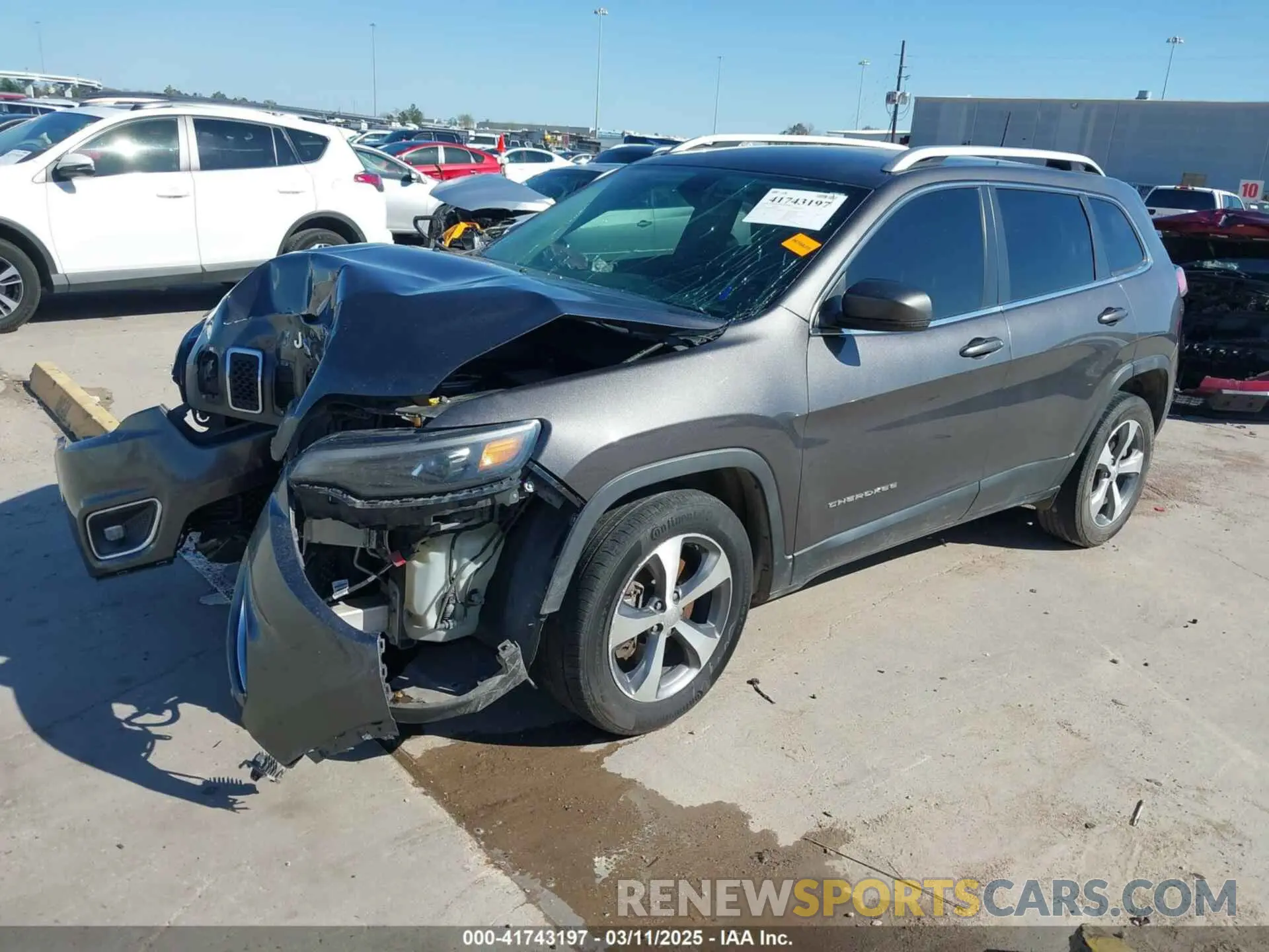 2 fotografías del automóvil dañado 1C4PJMDX0LD606891 JEEP CHEROKEE 2020