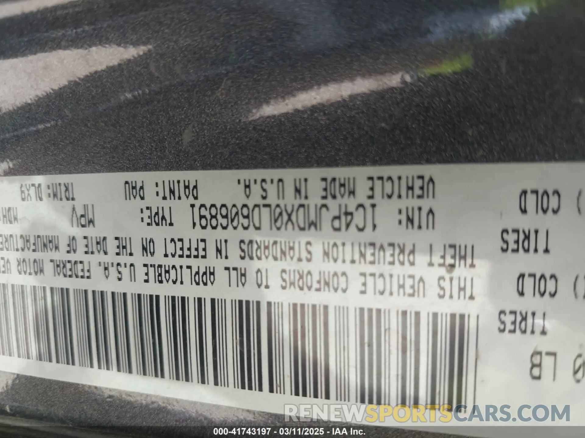 9 fotografías del automóvil dañado 1C4PJMDX0LD606891 JEEP CHEROKEE 2020
