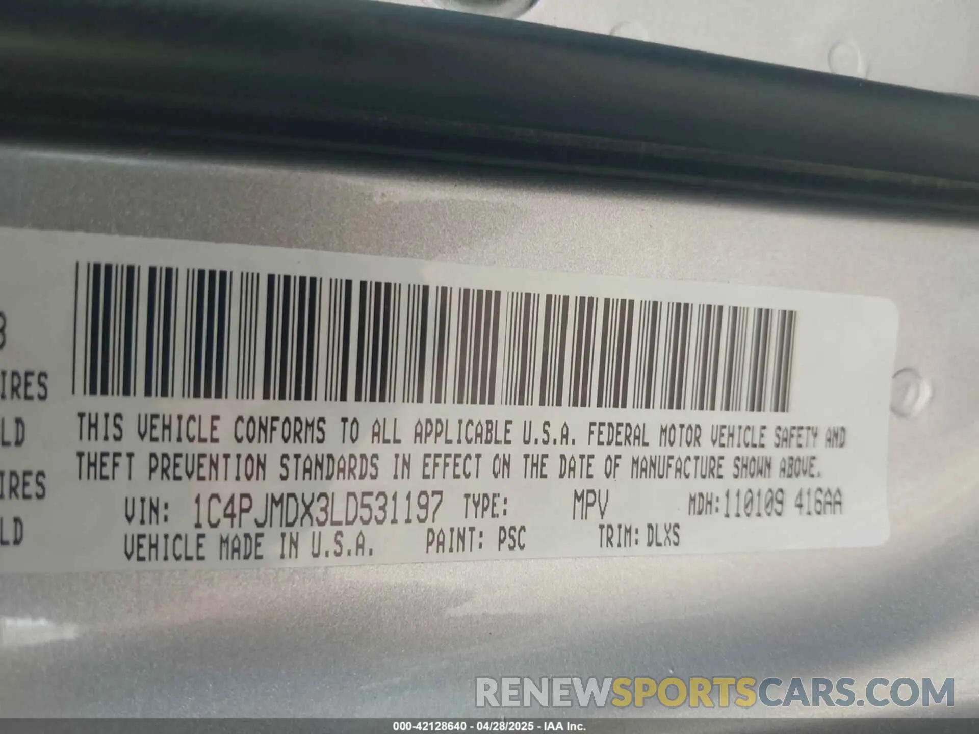 9 fotografías del automóvil dañado 1C4PJMDX3LD531197 JEEP CHEROKEE 2020