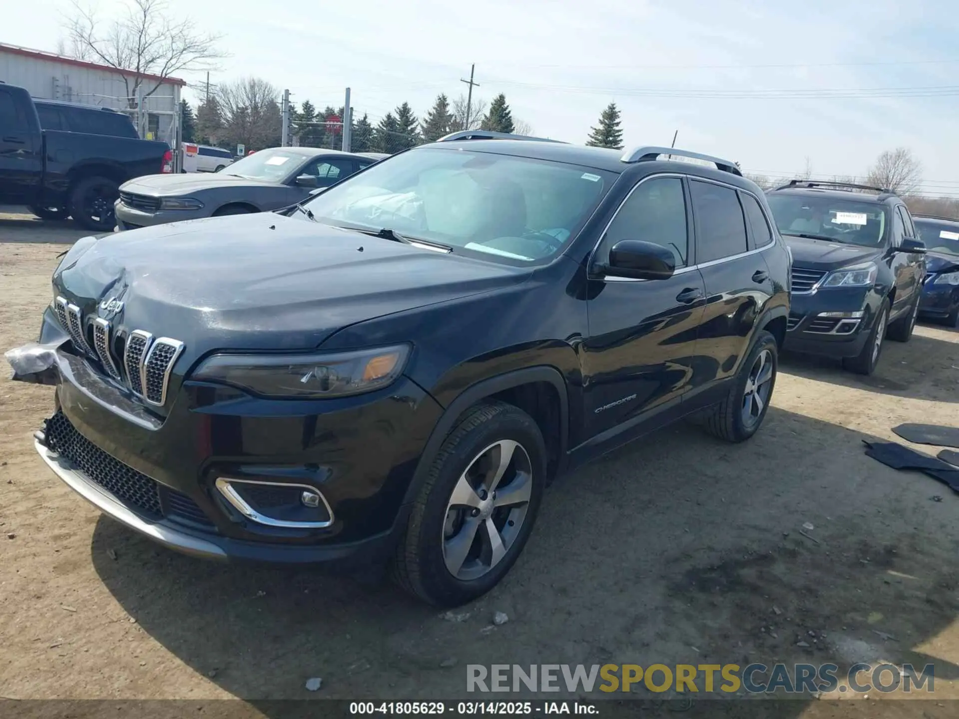 2 fotografías del automóvil dañado 1C4PJMDX3LD605220 JEEP CHEROKEE 2020
