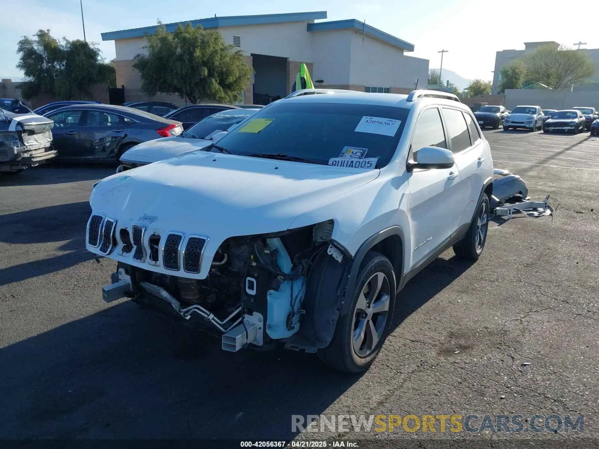 2 fotografías del automóvil dañado 1C4PJMDX4LD574124 JEEP CHEROKEE 2020
