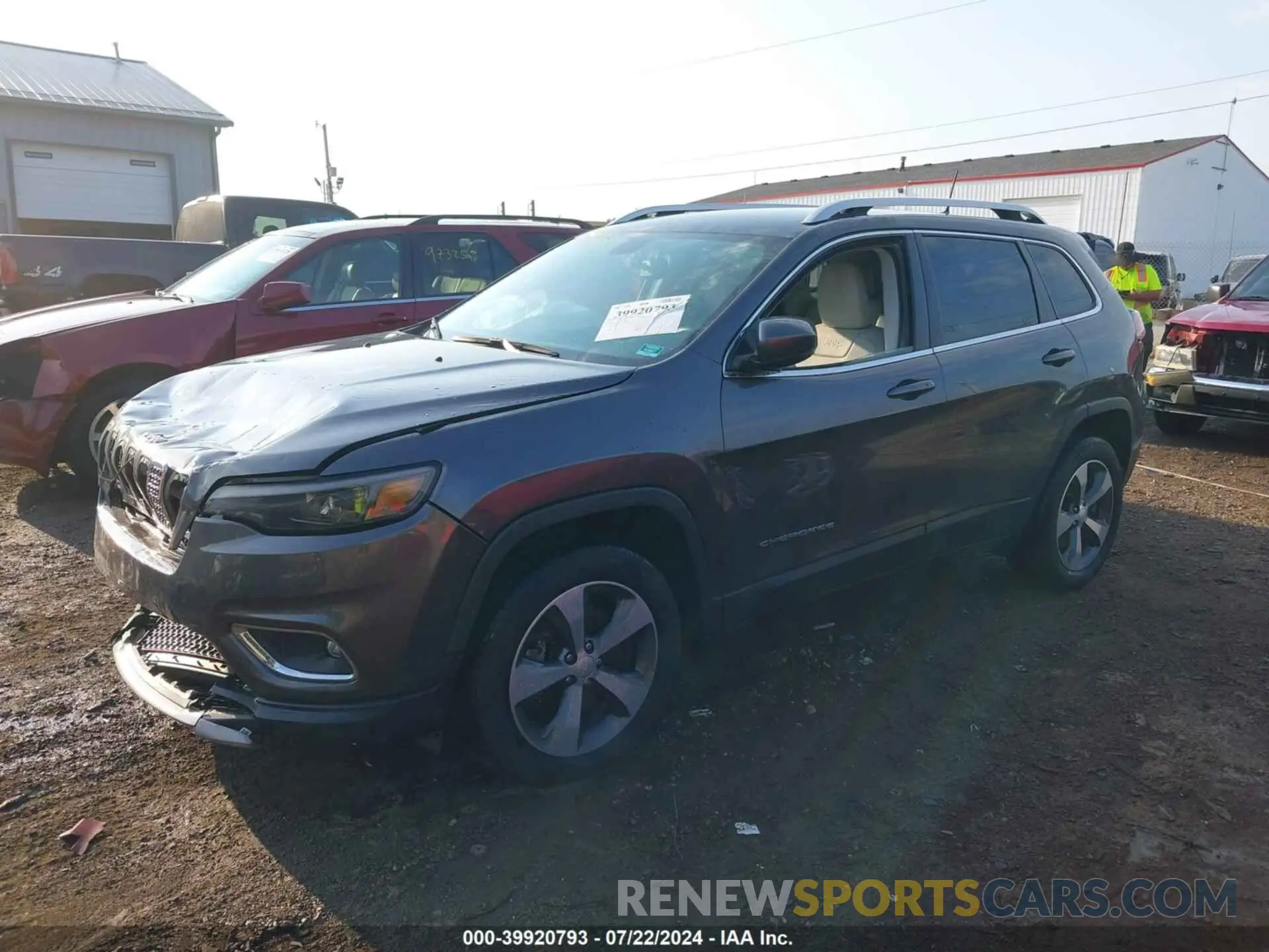 2 fotografías del automóvil dañado 1C4PJMDX8LD527369 JEEP CHEROKEE 2020