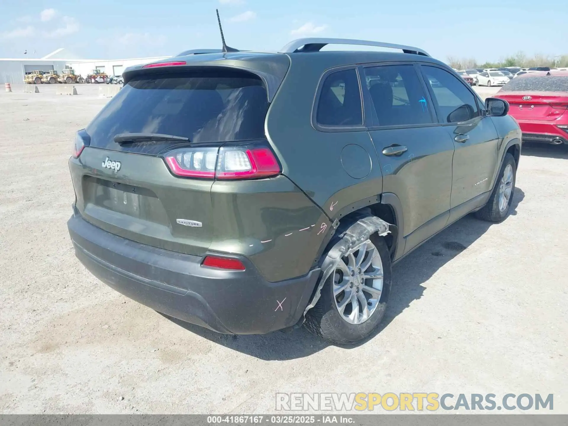 4 fotografías del automóvil dañado 1C4PJLCB2MD155979 JEEP CHEROKEE 2021