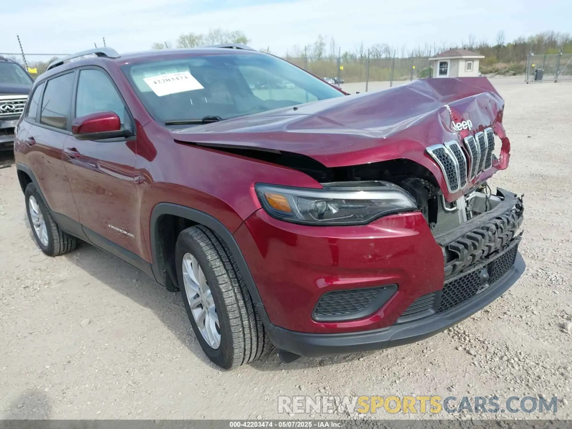 1 fotografías del automóvil dañado 1C4PJLCB7MD150373 JEEP CHEROKEE 2021