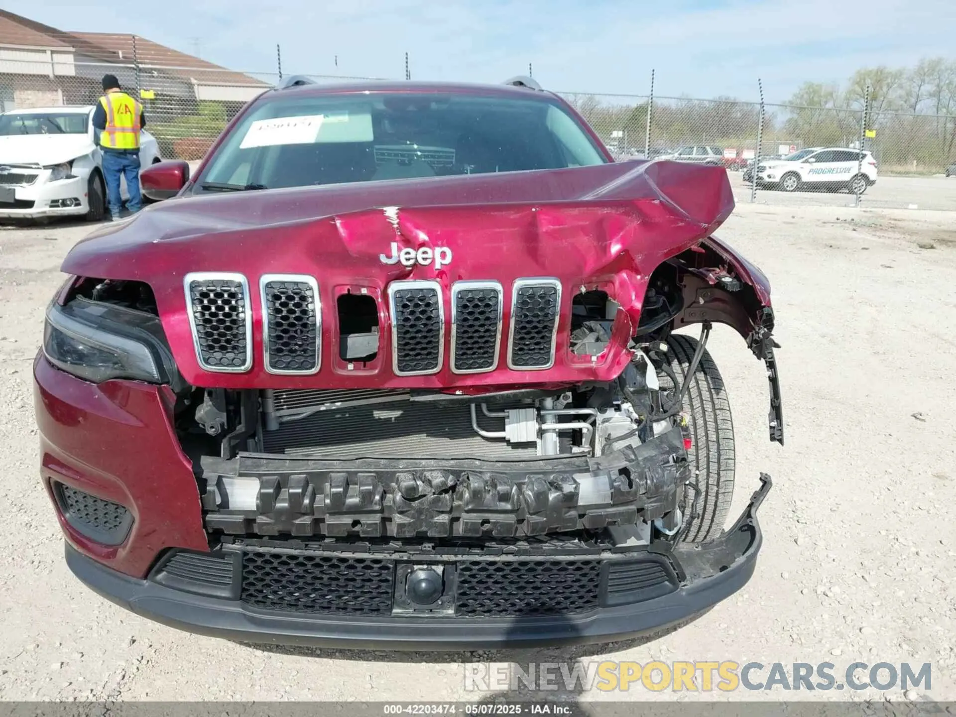 6 fotografías del automóvil dañado 1C4PJLCB7MD150373 JEEP CHEROKEE 2021
