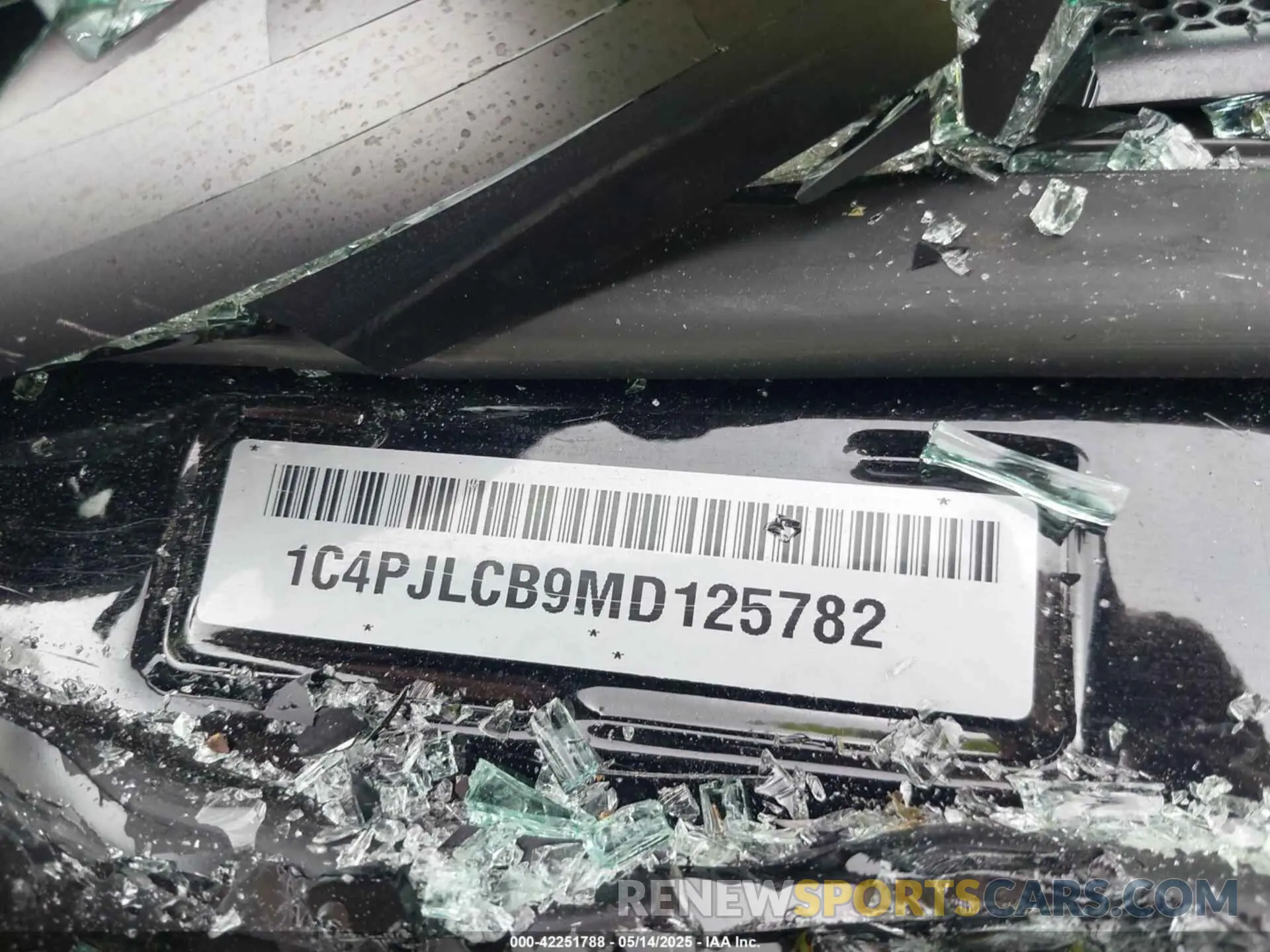 9 fotografías del automóvil dañado 1C4PJLCB9MD125782 JEEP CHEROKEE 2021