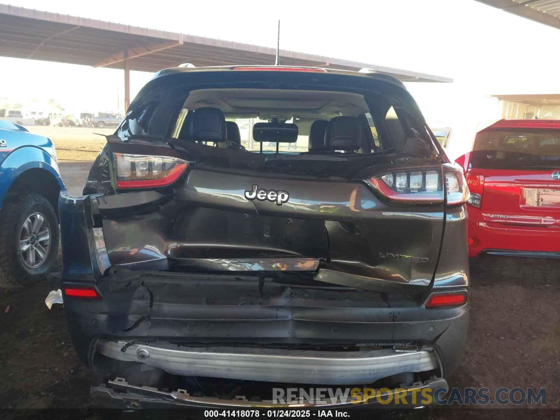 17 fotografías del automóvil dañado 1C4PJLDX7MD187126 JEEP CHEROKEE 2021