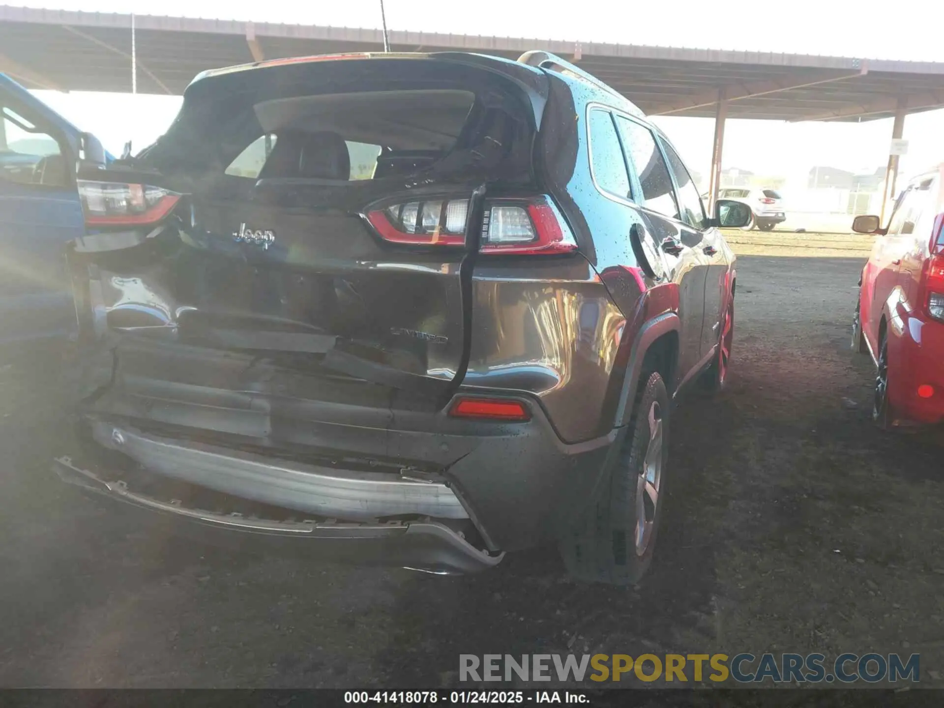 4 fotografías del automóvil dañado 1C4PJLDX7MD187126 JEEP CHEROKEE 2021
