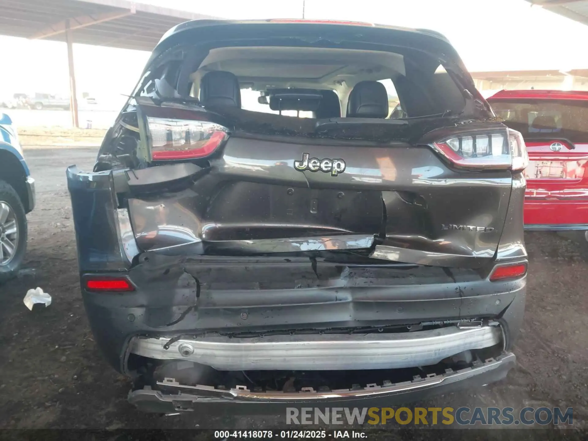 6 fotografías del automóvil dañado 1C4PJLDX7MD187126 JEEP CHEROKEE 2021