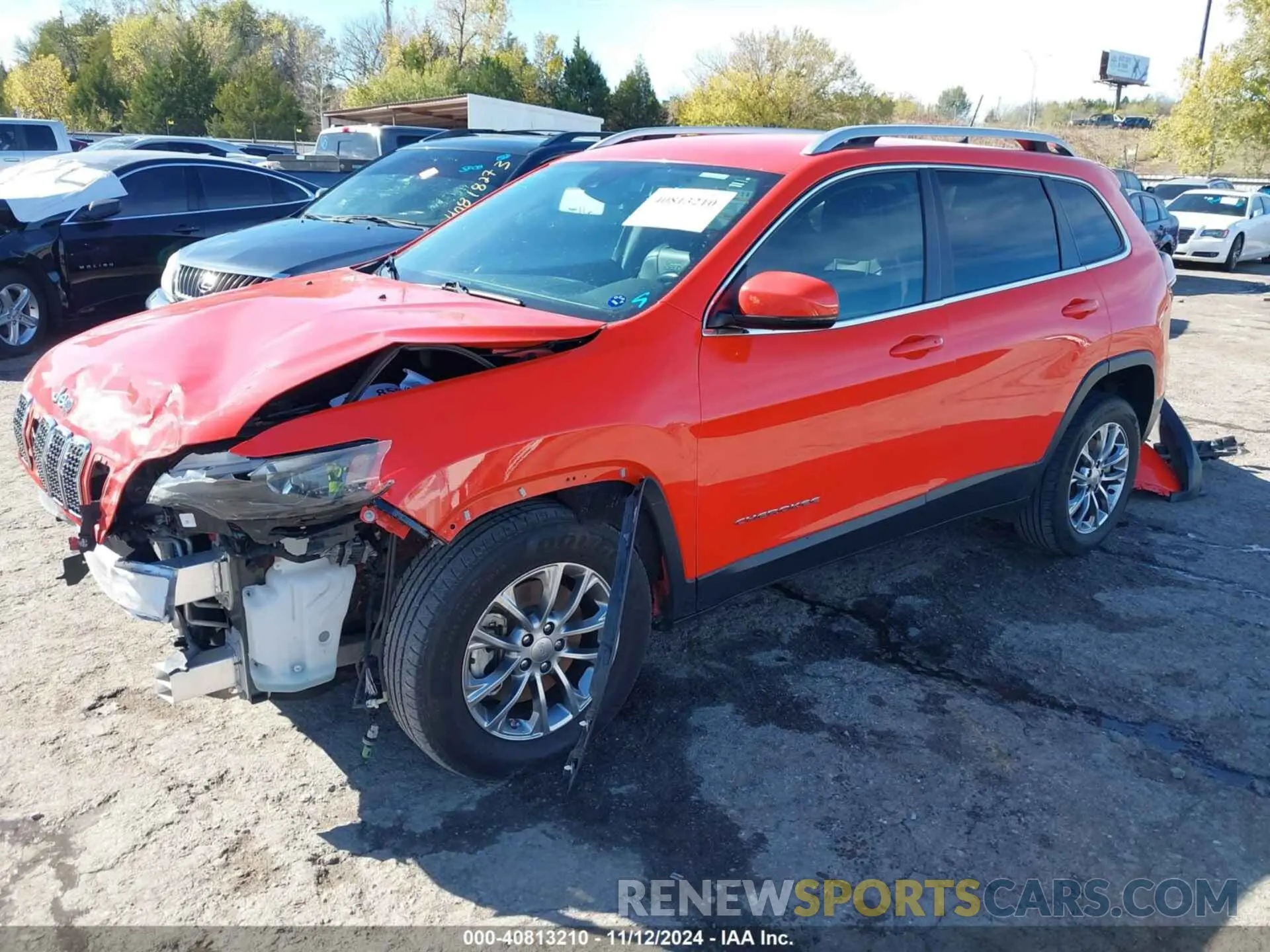 2 fotografías del automóvil dañado 1C4PJLMX0MD177280 JEEP CHEROKEE 2021