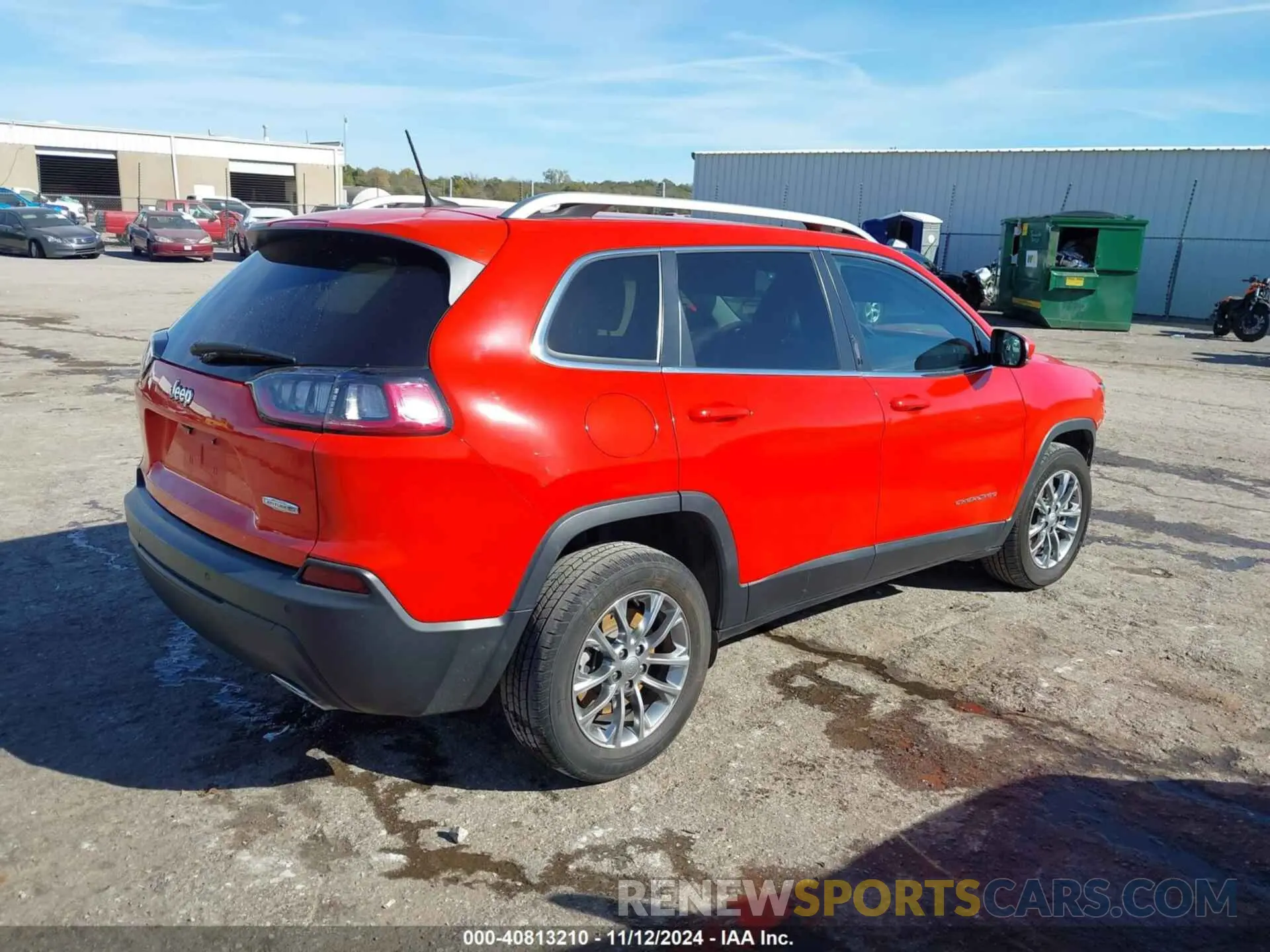 4 fotografías del automóvil dañado 1C4PJLMX0MD177280 JEEP CHEROKEE 2021