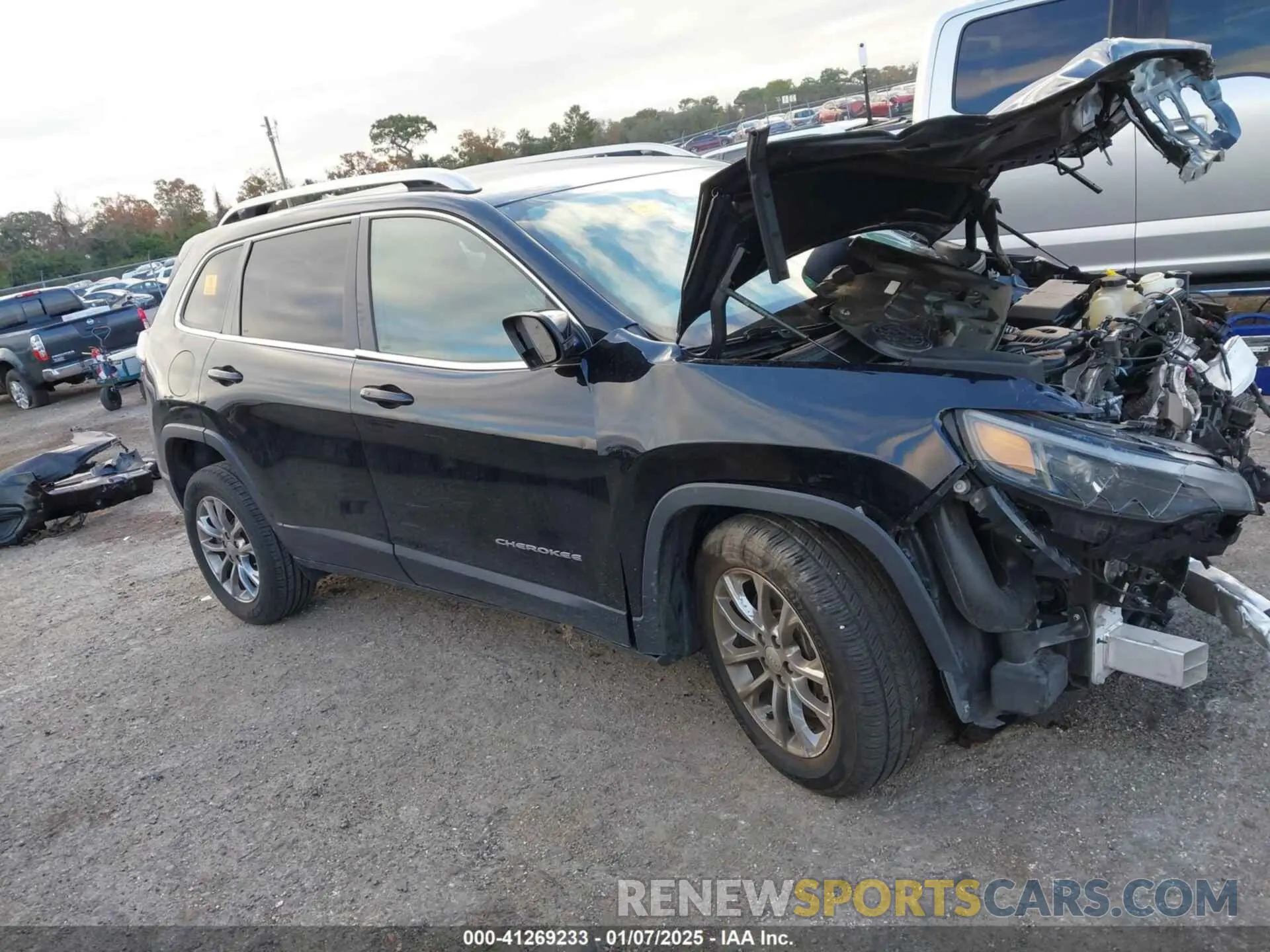 13 fotografías del automóvil dañado 1C4PJLMX4MD140927 JEEP CHEROKEE 2021