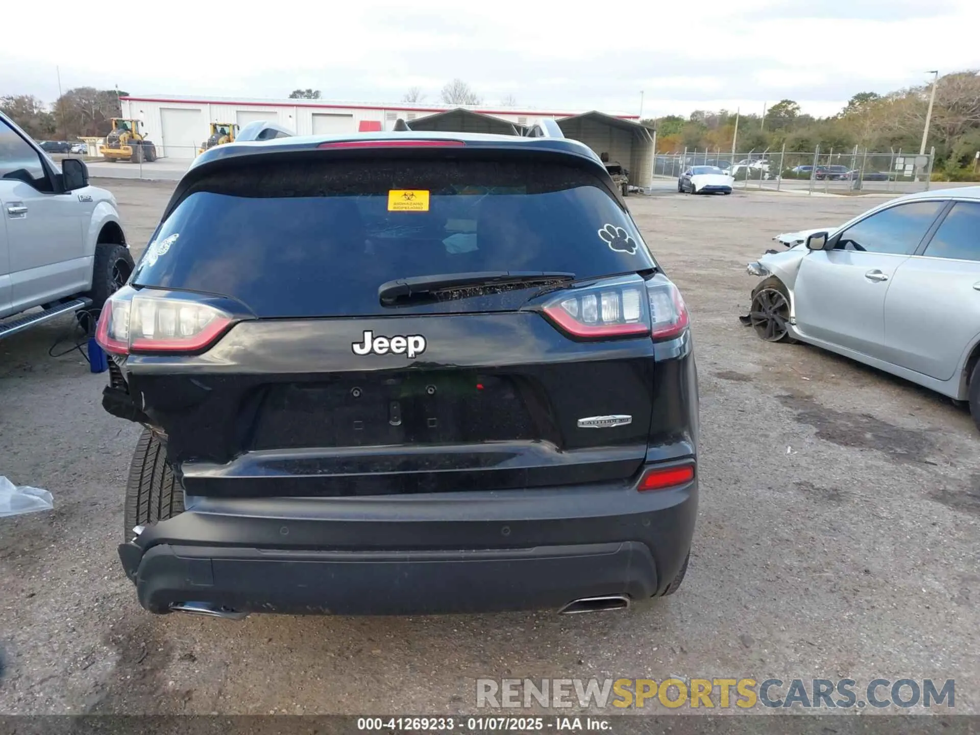 16 fotografías del automóvil dañado 1C4PJLMX4MD140927 JEEP CHEROKEE 2021