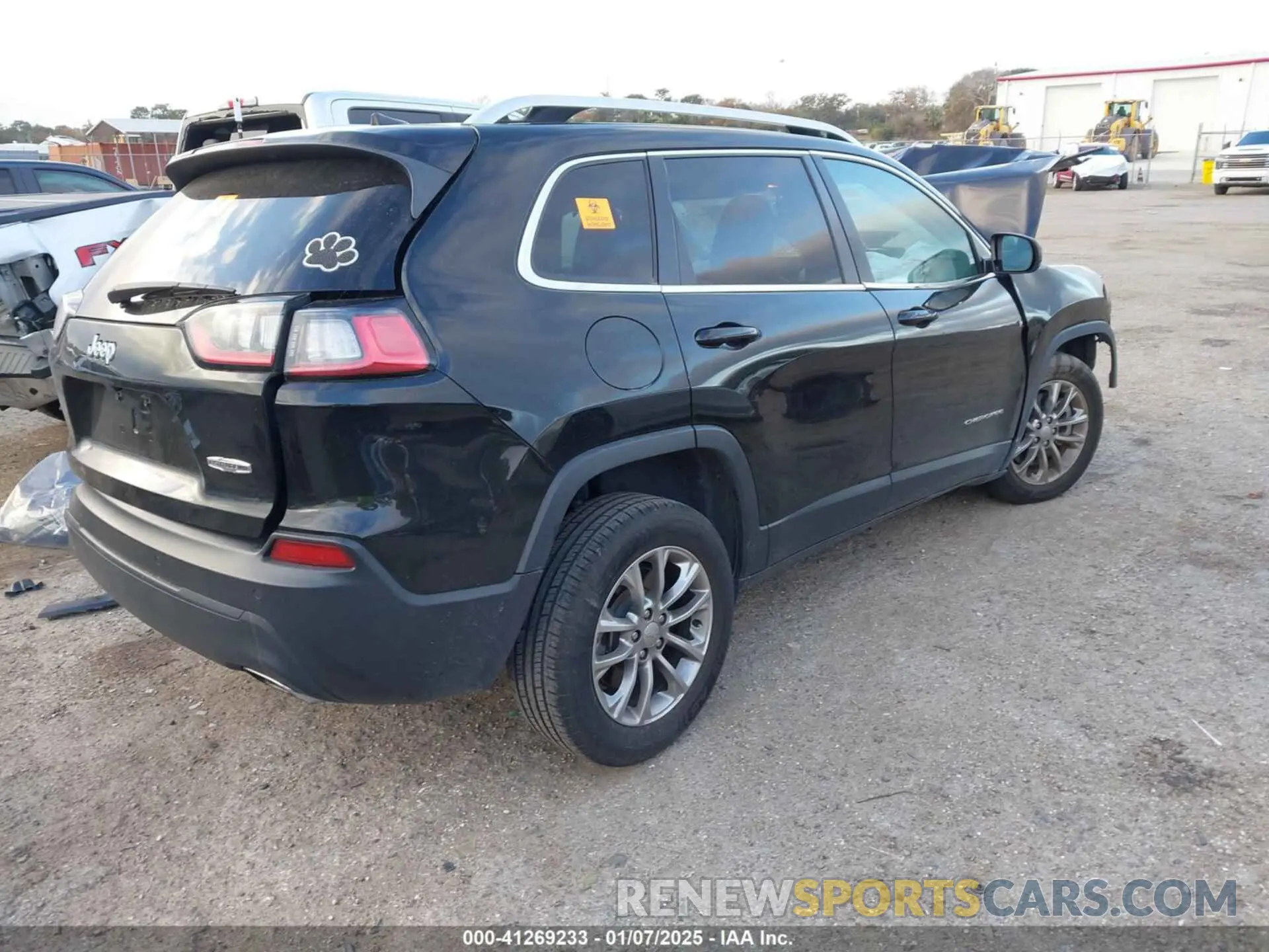4 fotografías del automóvil dañado 1C4PJLMX4MD140927 JEEP CHEROKEE 2021