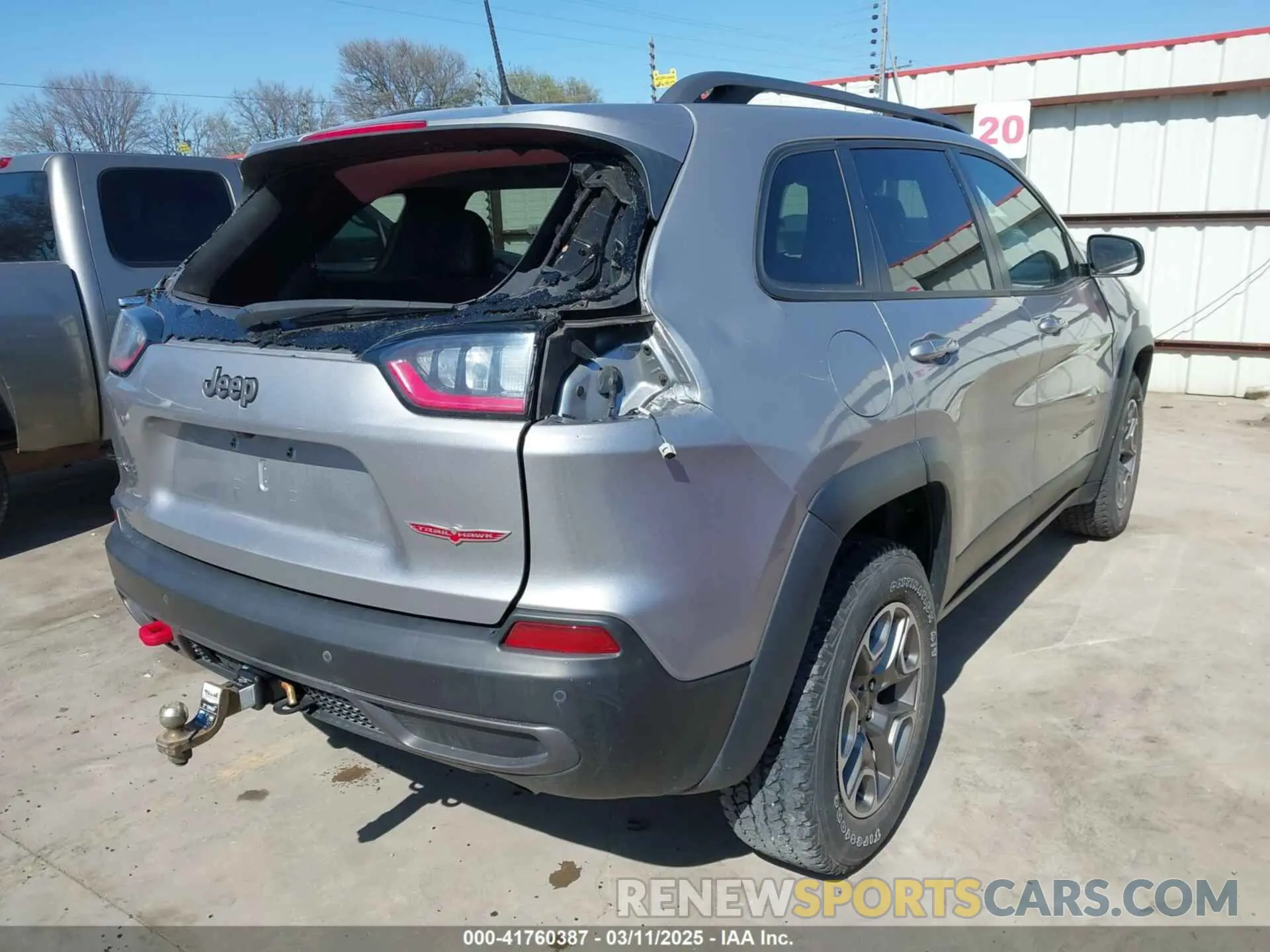 4 fotografías del automóvil dañado 1C4PJMBX0MD231122 JEEP CHEROKEE 2021