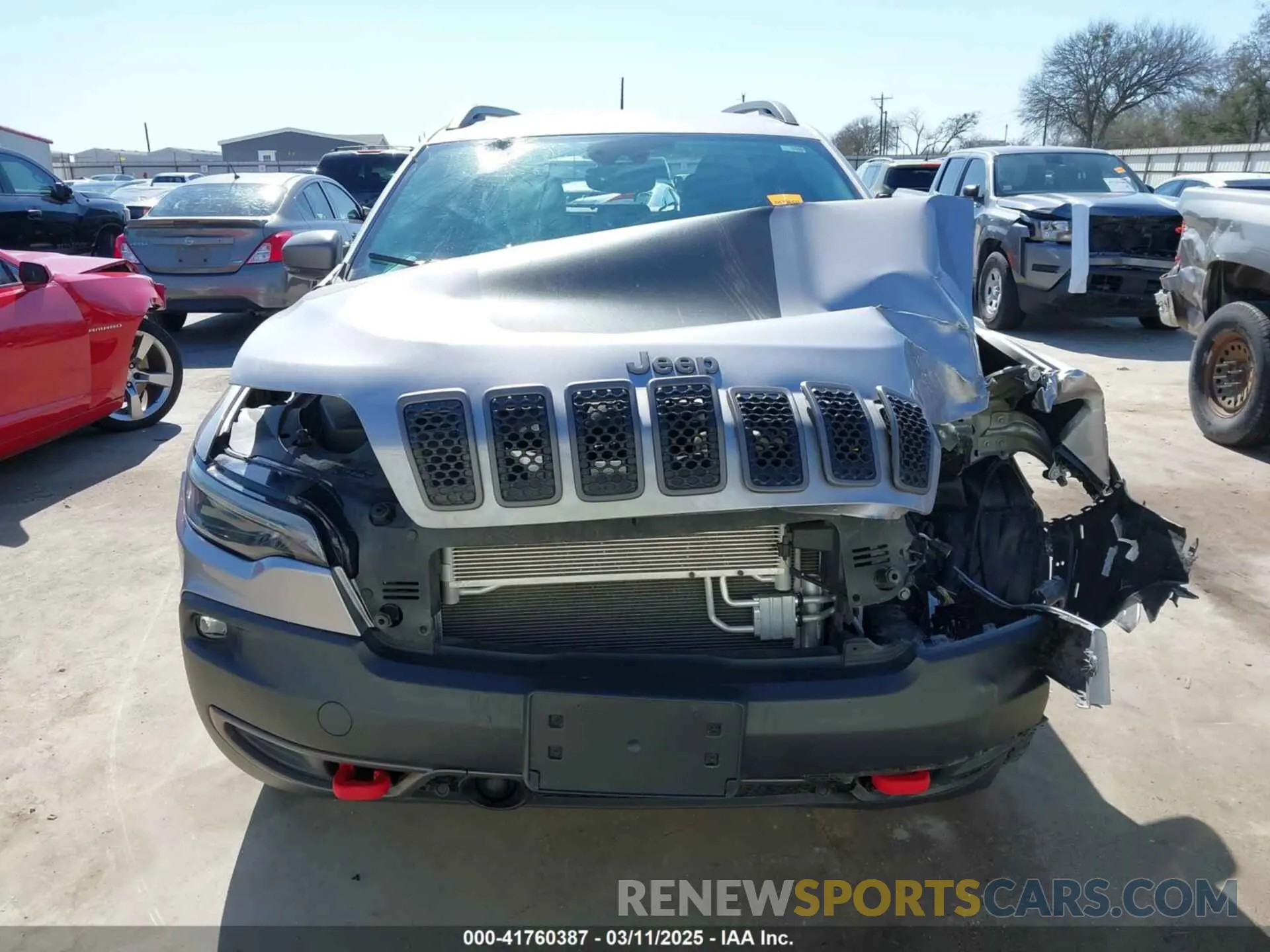 6 fotografías del automóvil dañado 1C4PJMBX0MD231122 JEEP CHEROKEE 2021