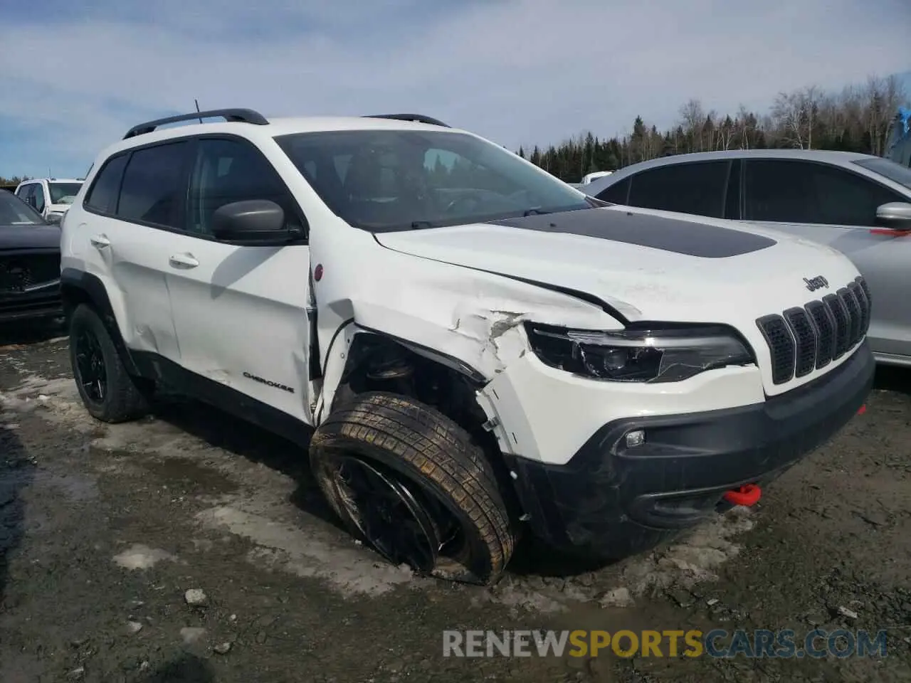 4 fotografías del automóvil dañado 1C4PJMBX4MD138927 JEEP CHEROKEE 2021