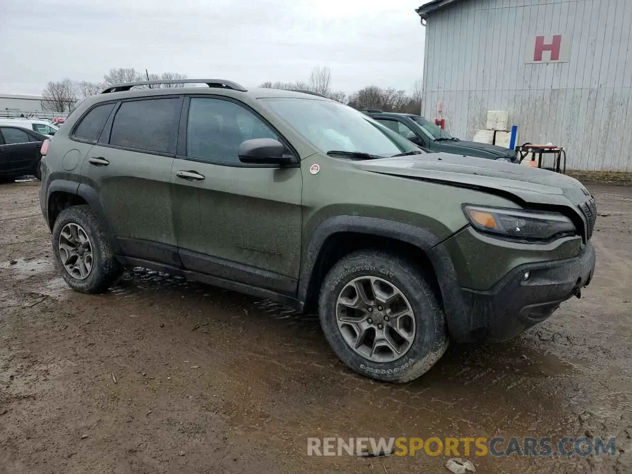 4 fotografías del automóvil dañado 1C4PJMBX4MD203131 JEEP CHEROKEE 2021